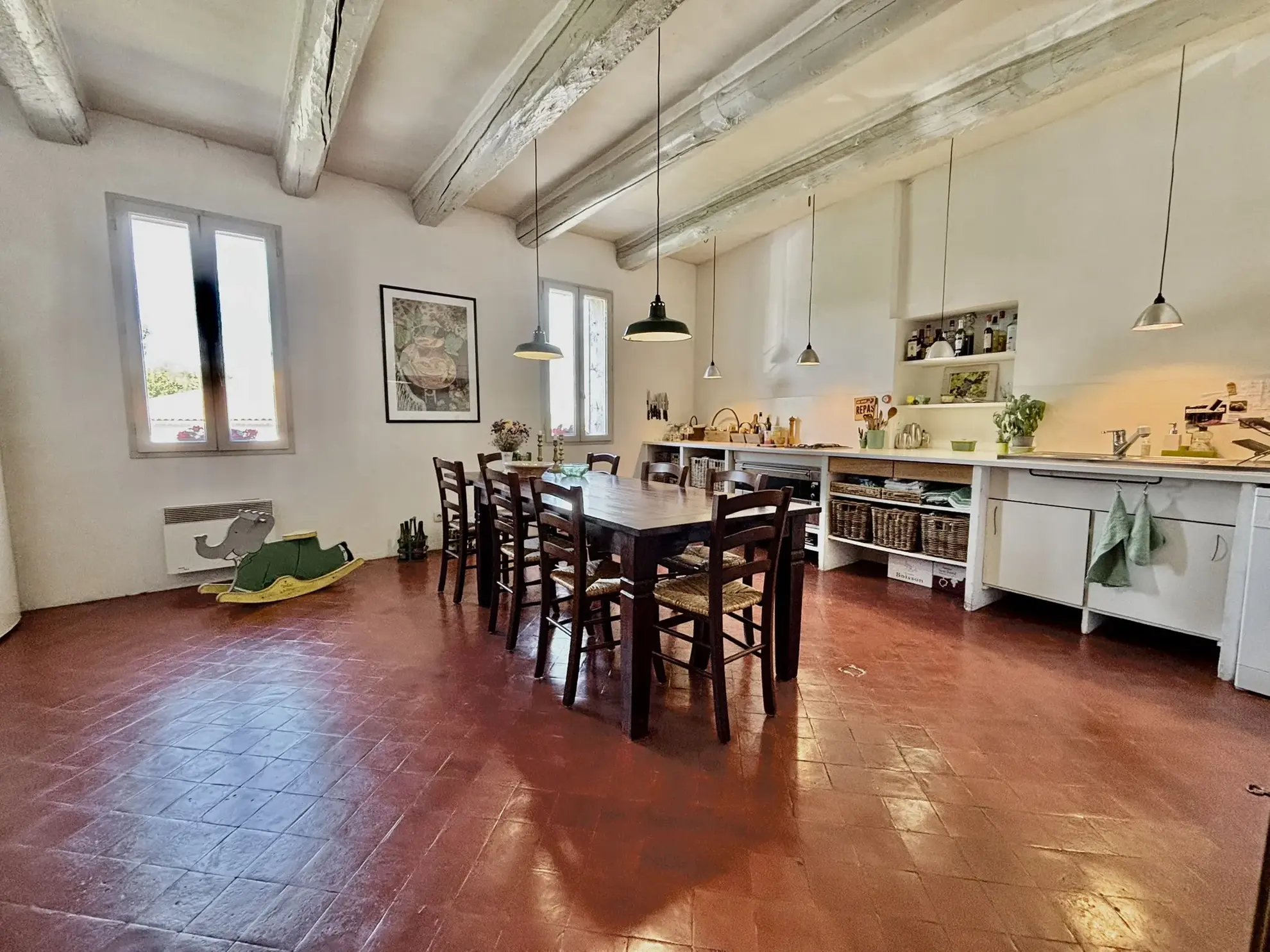 Très bel appartement en duplex avec terrasse et vue à Malaucène 