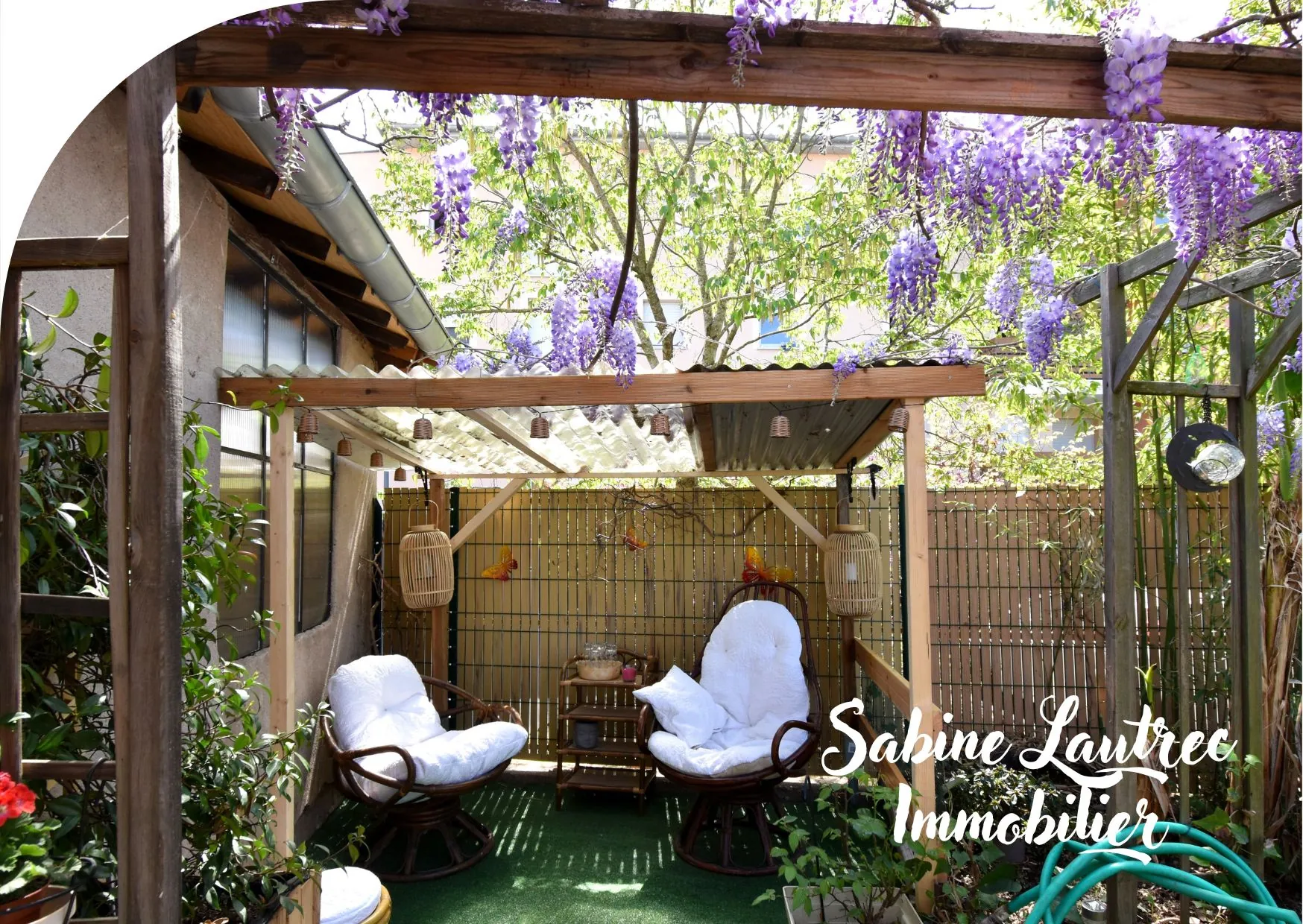 Maison de ville avec jardin et grand garage à Albi, quartier La Madeleine 