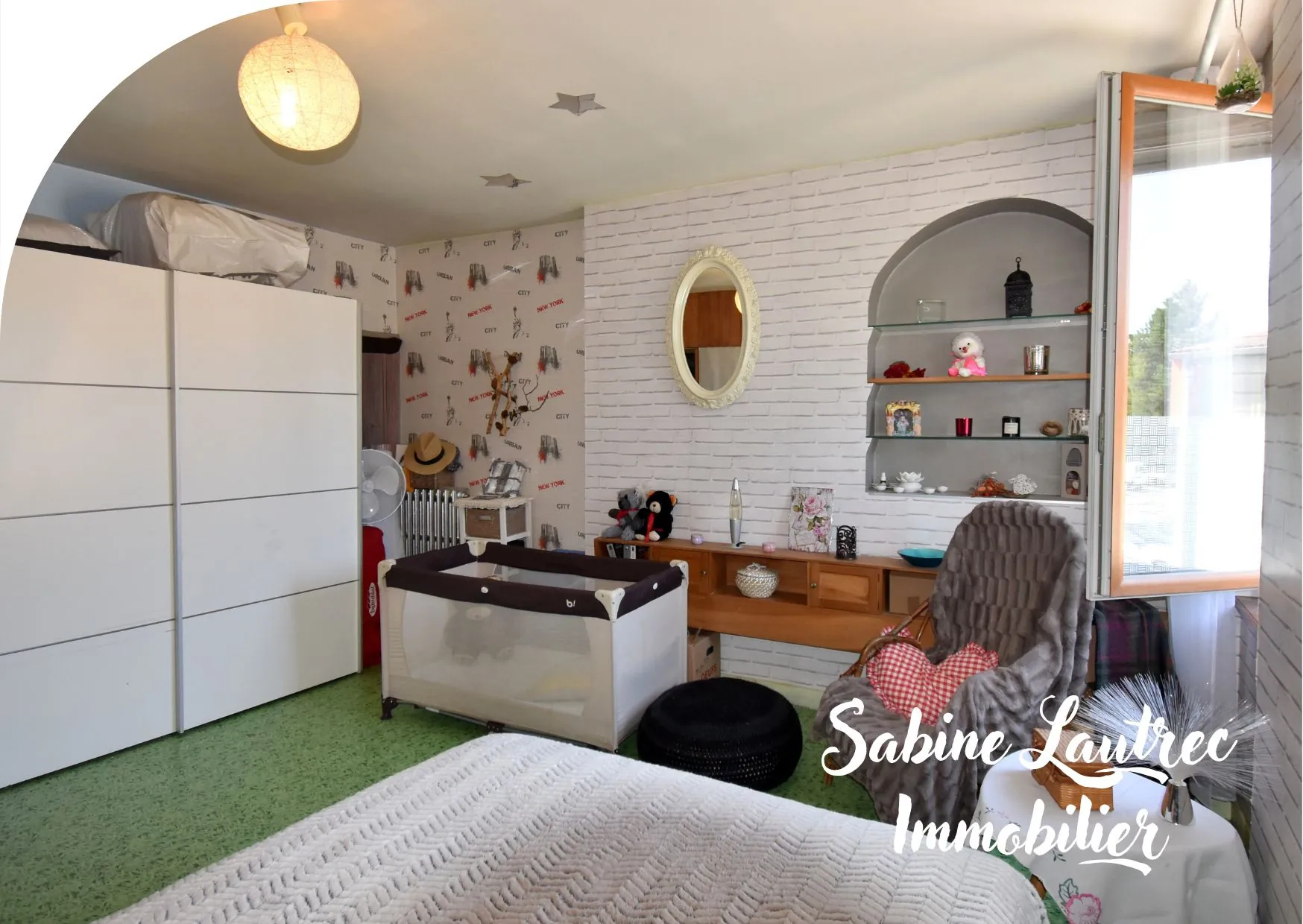 Maison de ville avec jardin et grand garage à Albi, quartier La Madeleine 