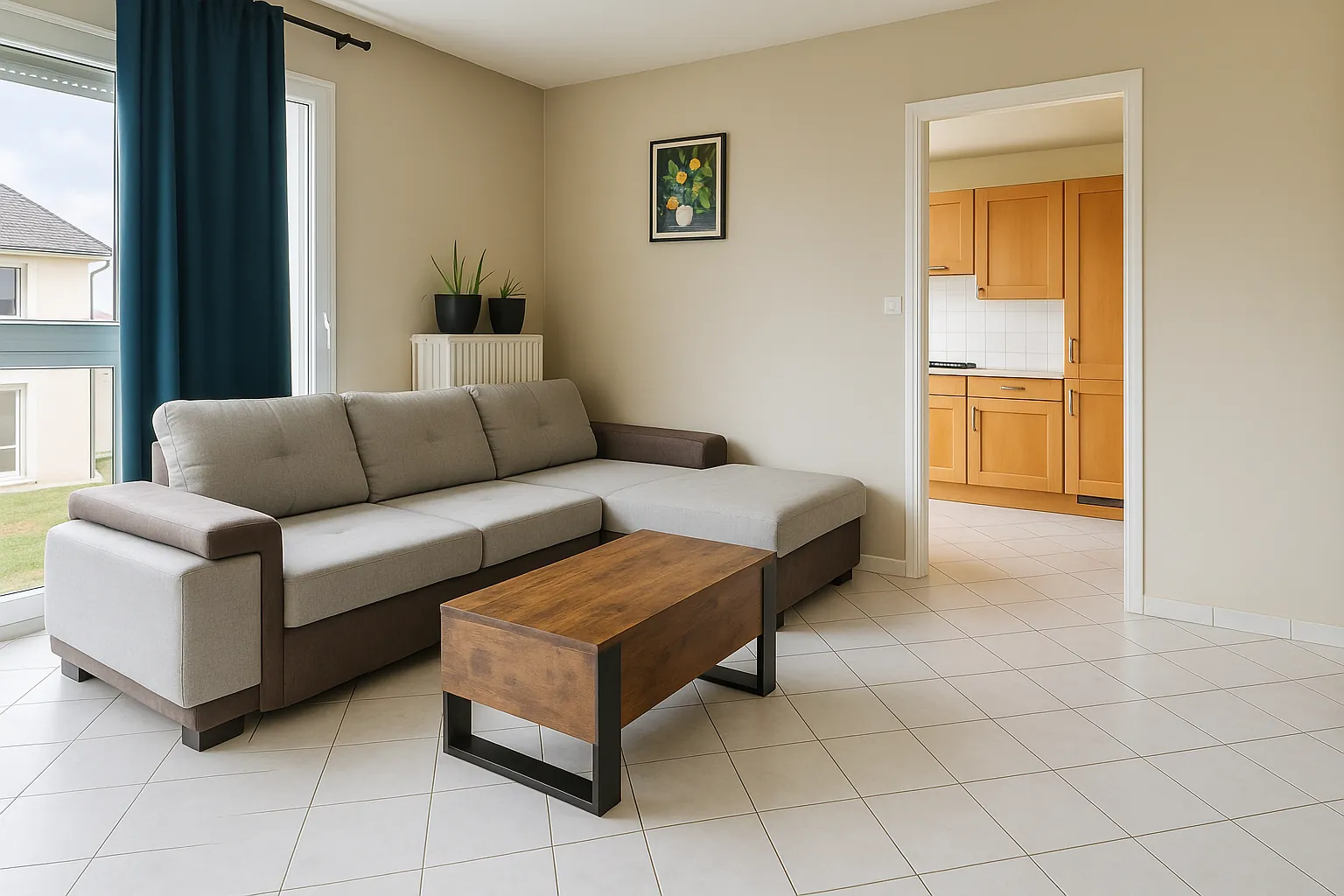 Appartement T2 lumineux avec balcon à Thionville Linkling 