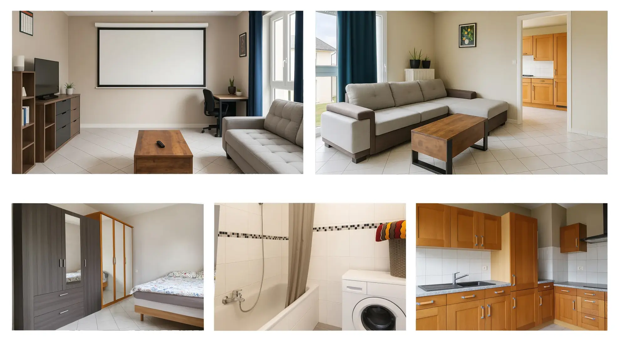 Appartement T2 lumineux avec balcon à Thionville Linkling 