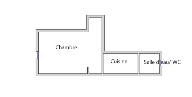 Charmant studio lumineux de 19,79 m² à Paris 14, calme et bien optimisé 