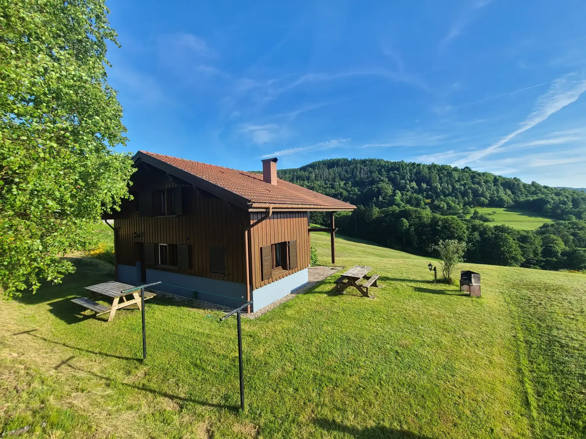 Très beau chalet dans les Vosges avec vue panoramique et 4 chambres 