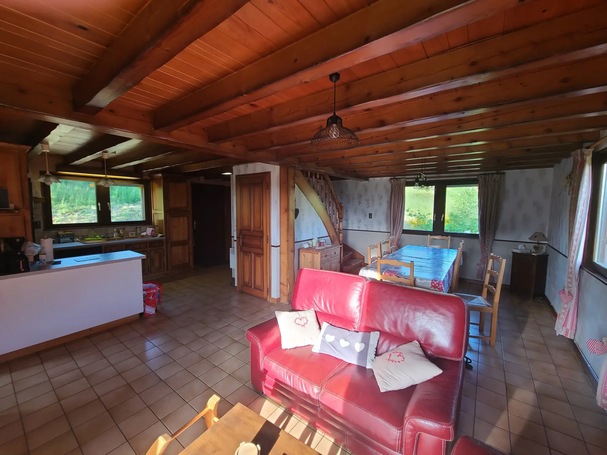 Très beau chalet dans les Vosges avec vue panoramique et 4 chambres 