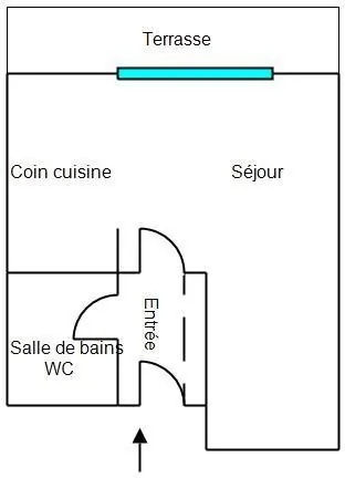 Appartement T1 à Bastia de 24,4 m² – Idéal primo-accédants ou investissement 