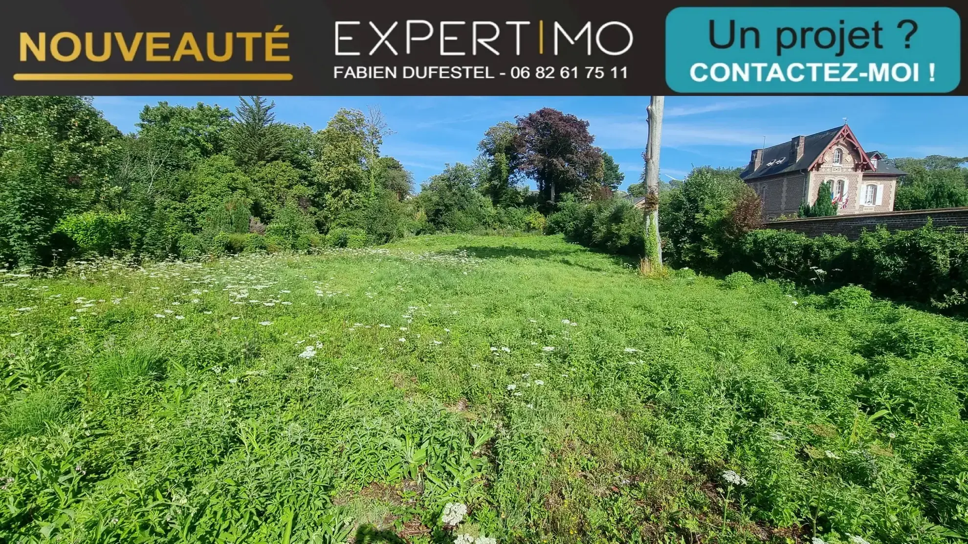 Terrain constructible de 2349 m² à Criel-sur-Mer, proche de la mer