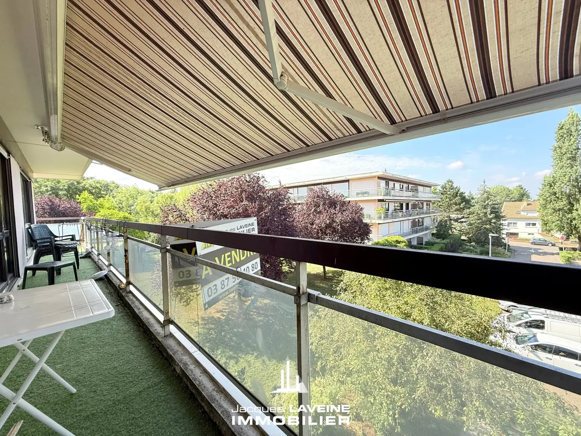 A vendre appartement 5 pièces de 130m² à Metz Vallières avec balcon et parking privé