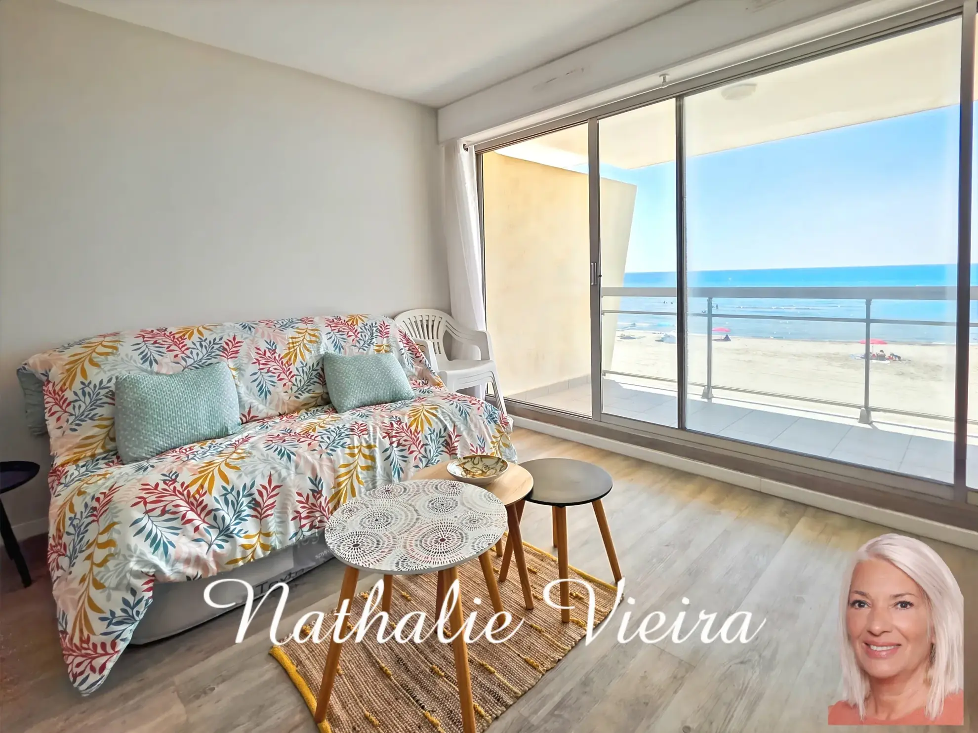 Magnifique studio meublé avec vue mer à Carnon Plage