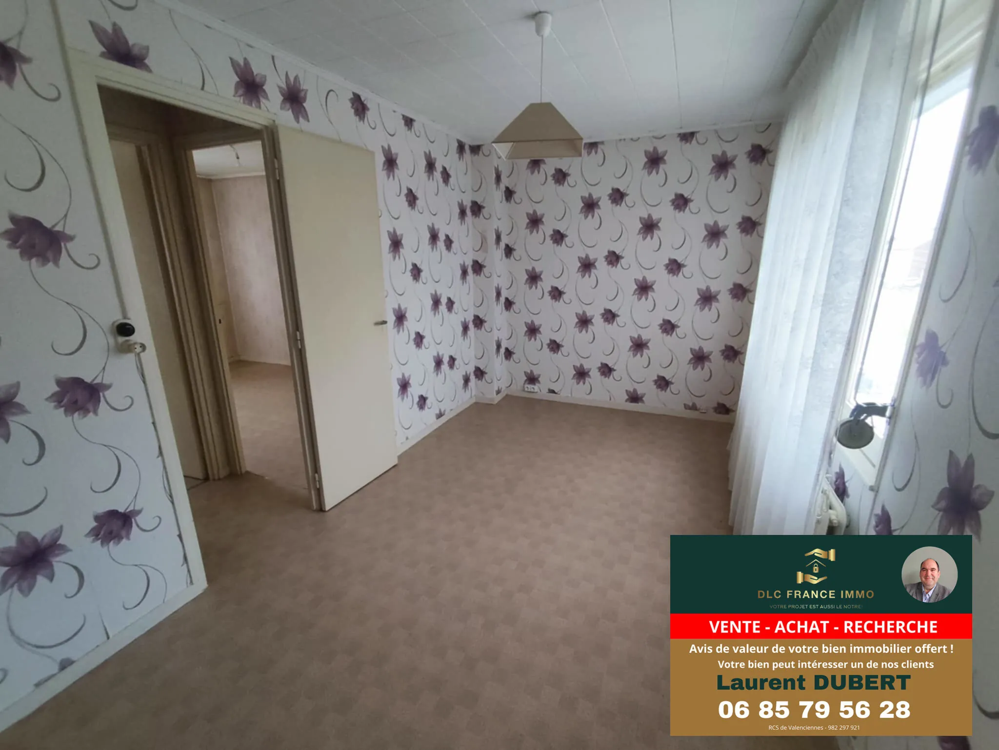 Maison semi-individuelle à vendre à Aulnoye-Aymeries avec 3 chambres et garage 