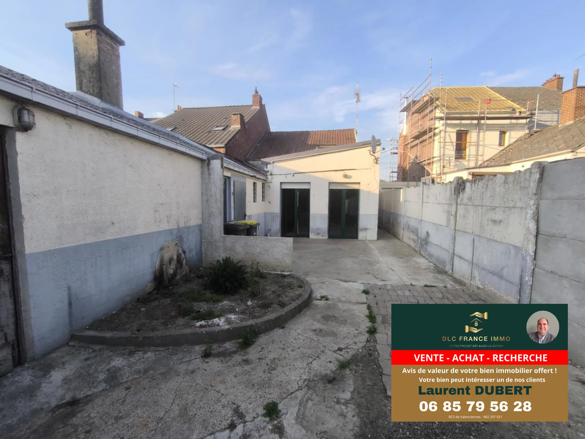 Maison de plain-pied à vendre à Aulnoye-Aymeries - 4 chambres, terrain 647 m² 