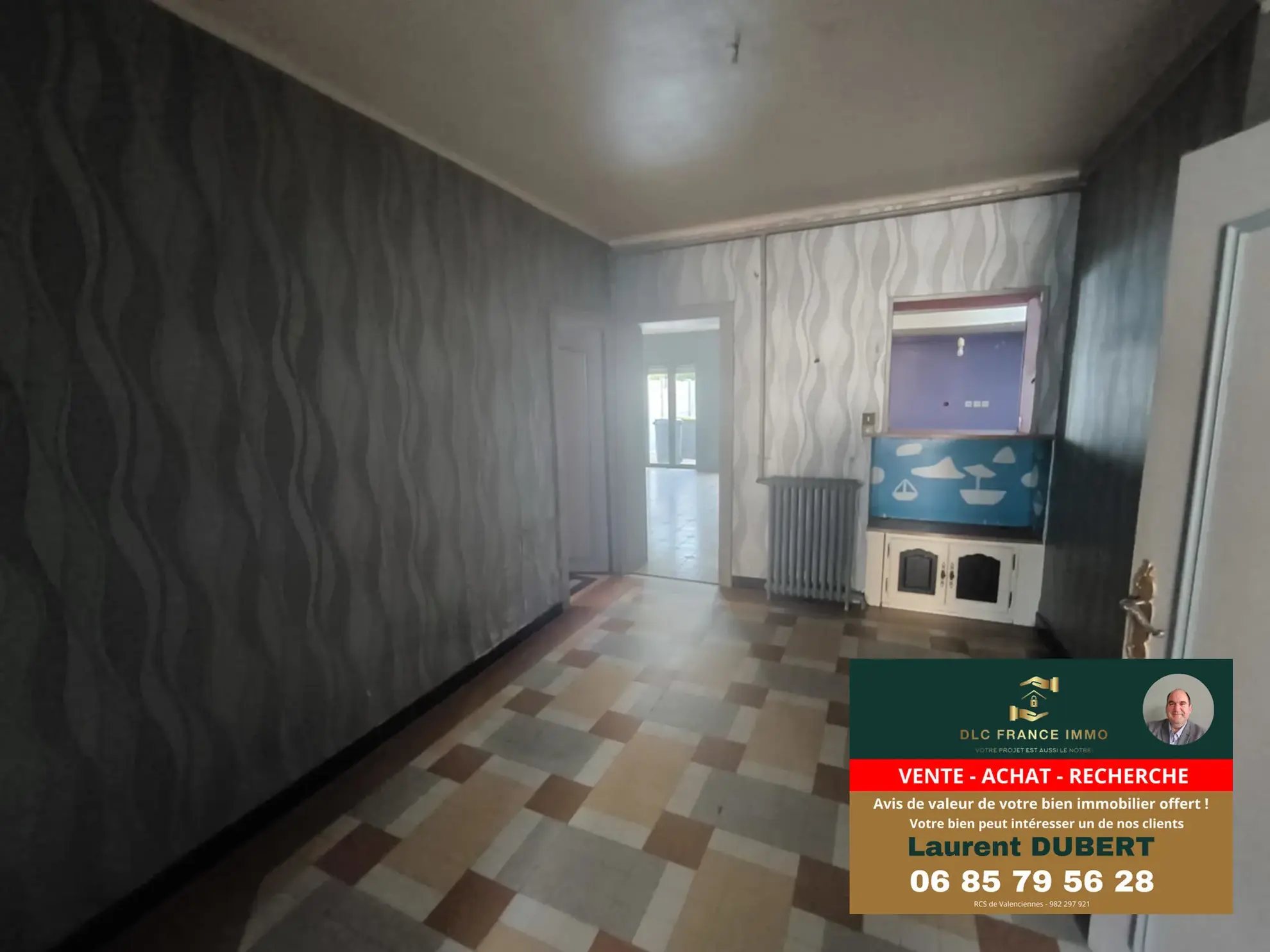 Maison de plain-pied à vendre à Aulnoye-Aymeries avec 4 chambres et grand terrain 