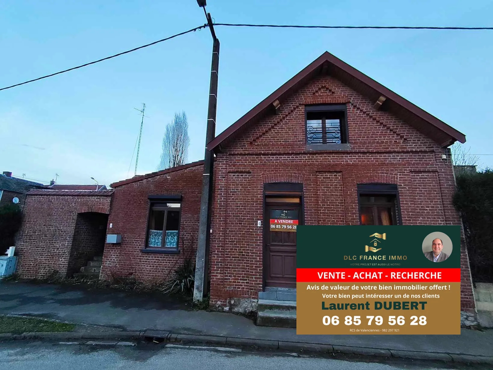 Maison de plain-pied à Bachant avec garage et jardin - Opportunité à saisir 