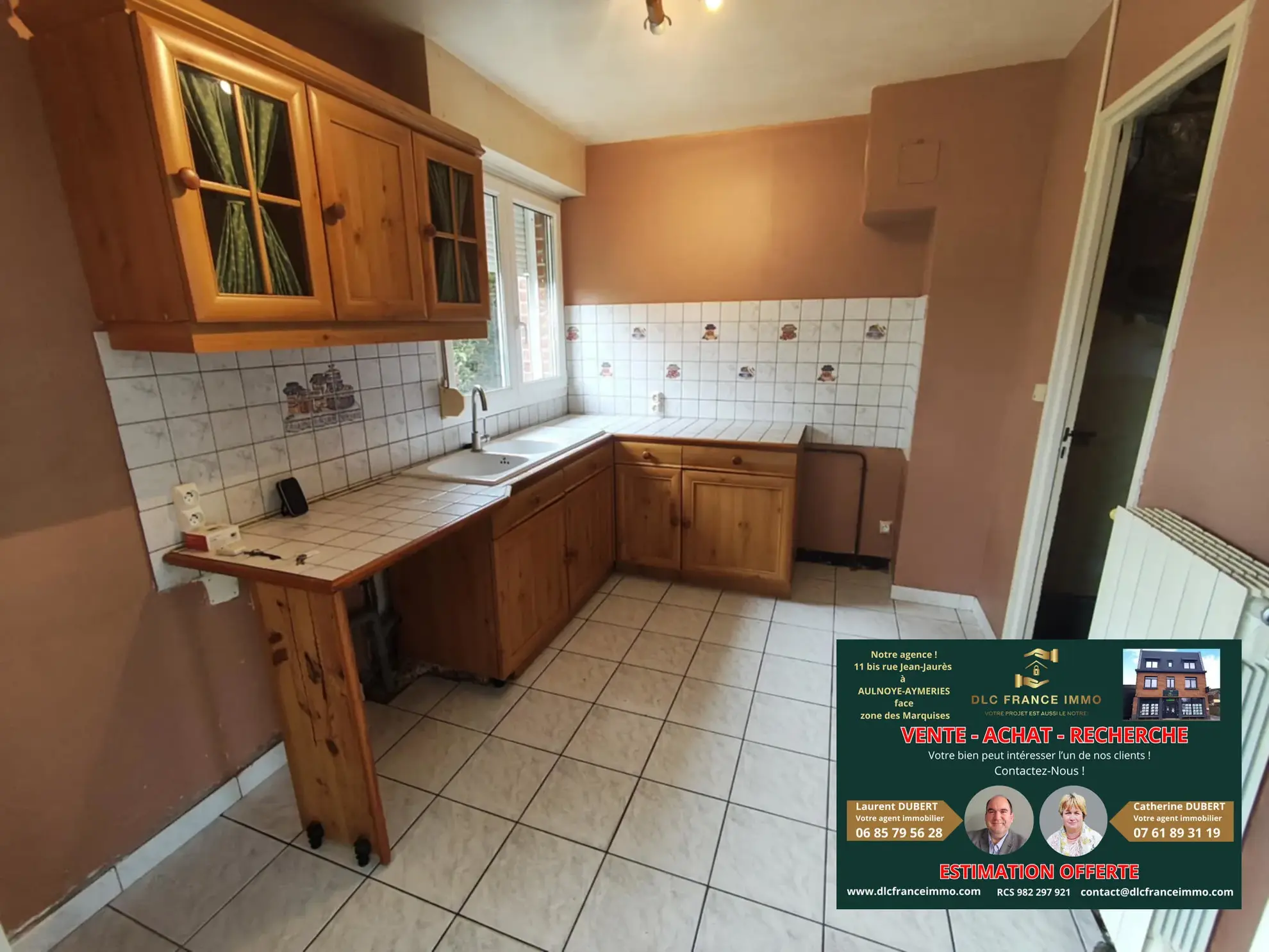 Maison à vendre à Pont-sur-Sambre – 3 chambres, terrasse, jardin clos, garage 