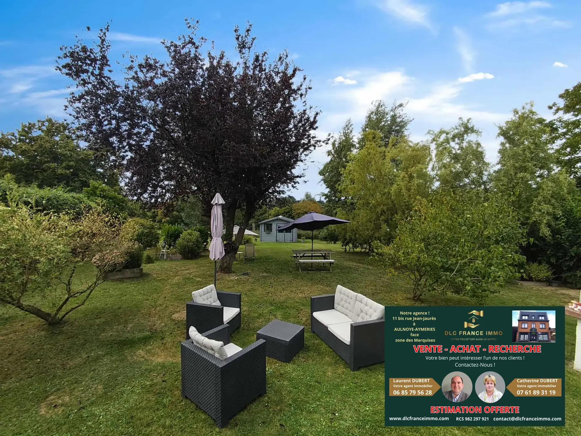 Grande maison contemporaine à Bachant avec jardin, disponible en 2026 