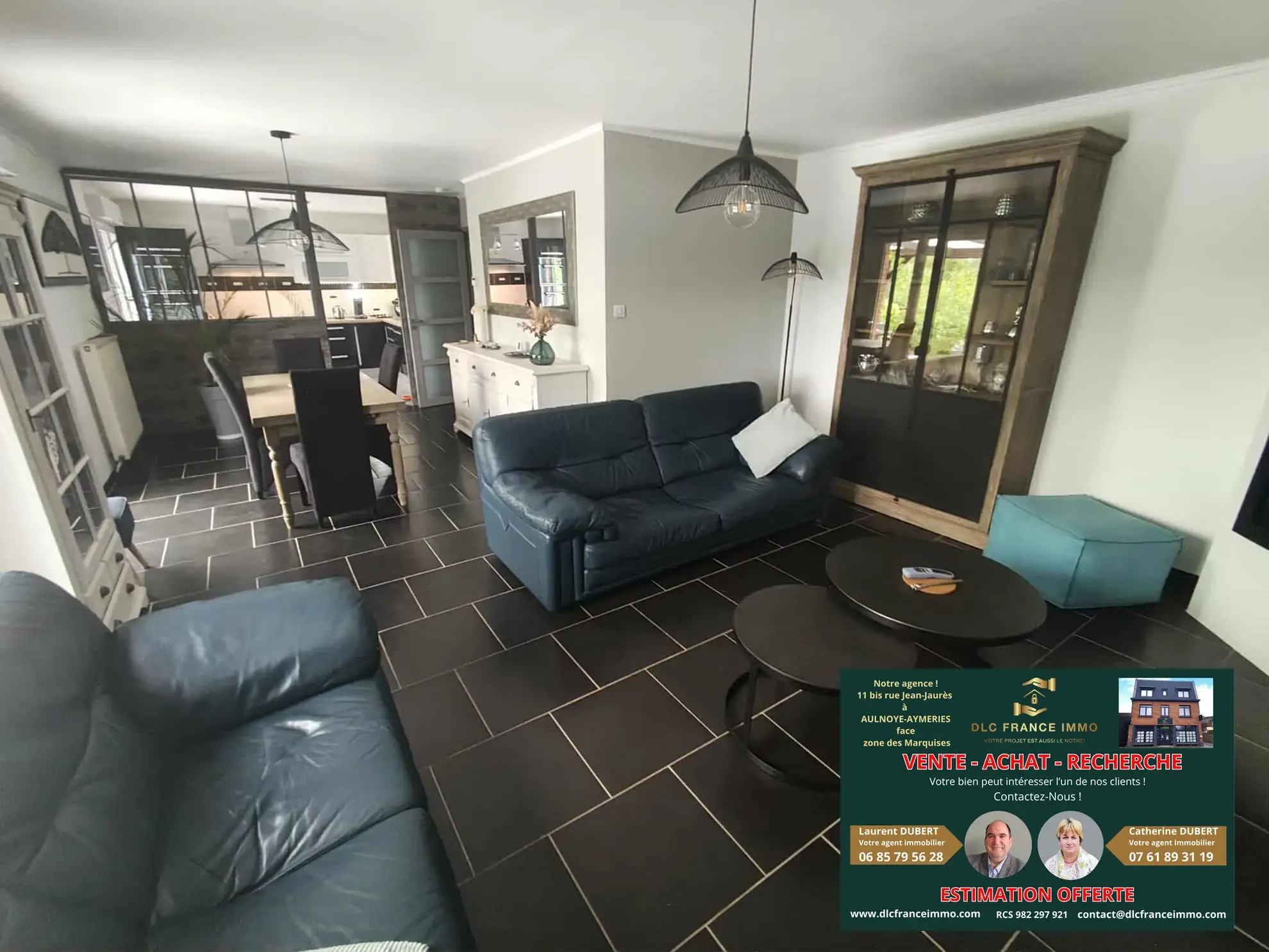 Maison moderne avec jardin arboré à Bachant – 4 chambres, garage, disponible mars 2026 