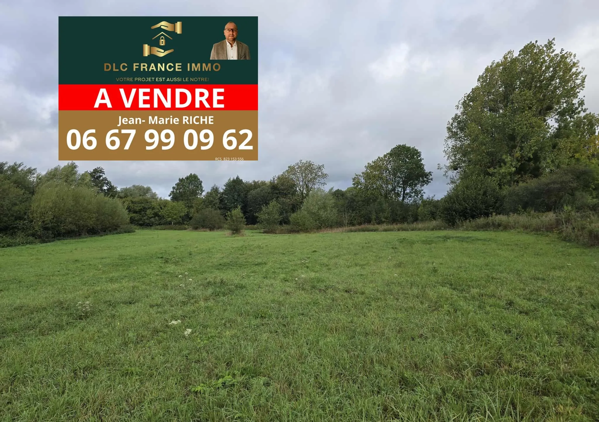Terrain à vendre de 1,18 ha à Grand-Fayt en bord de rivière Helpe mineure