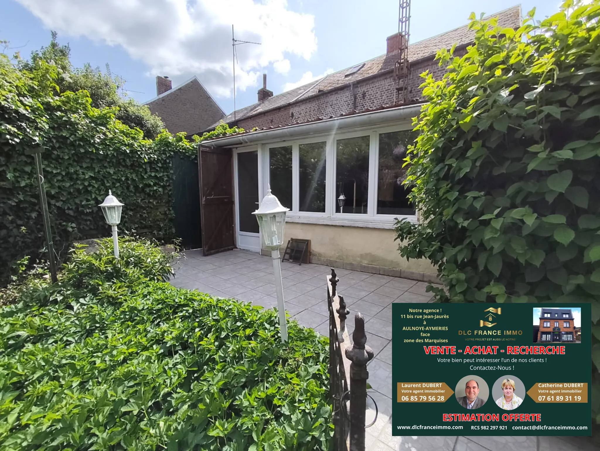 Maison semi-individuelle avec jardin à Rousies – 80 m² 