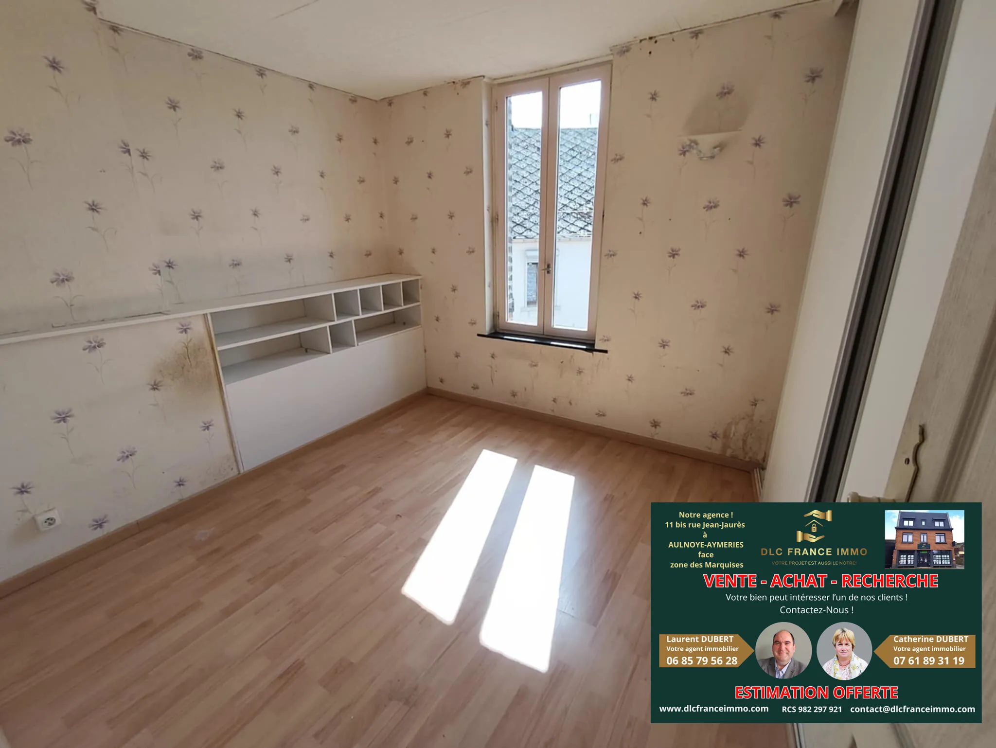 Maison semi-individuelle à Rousies avec garage, terrain de 335 m² et 3 chambres 