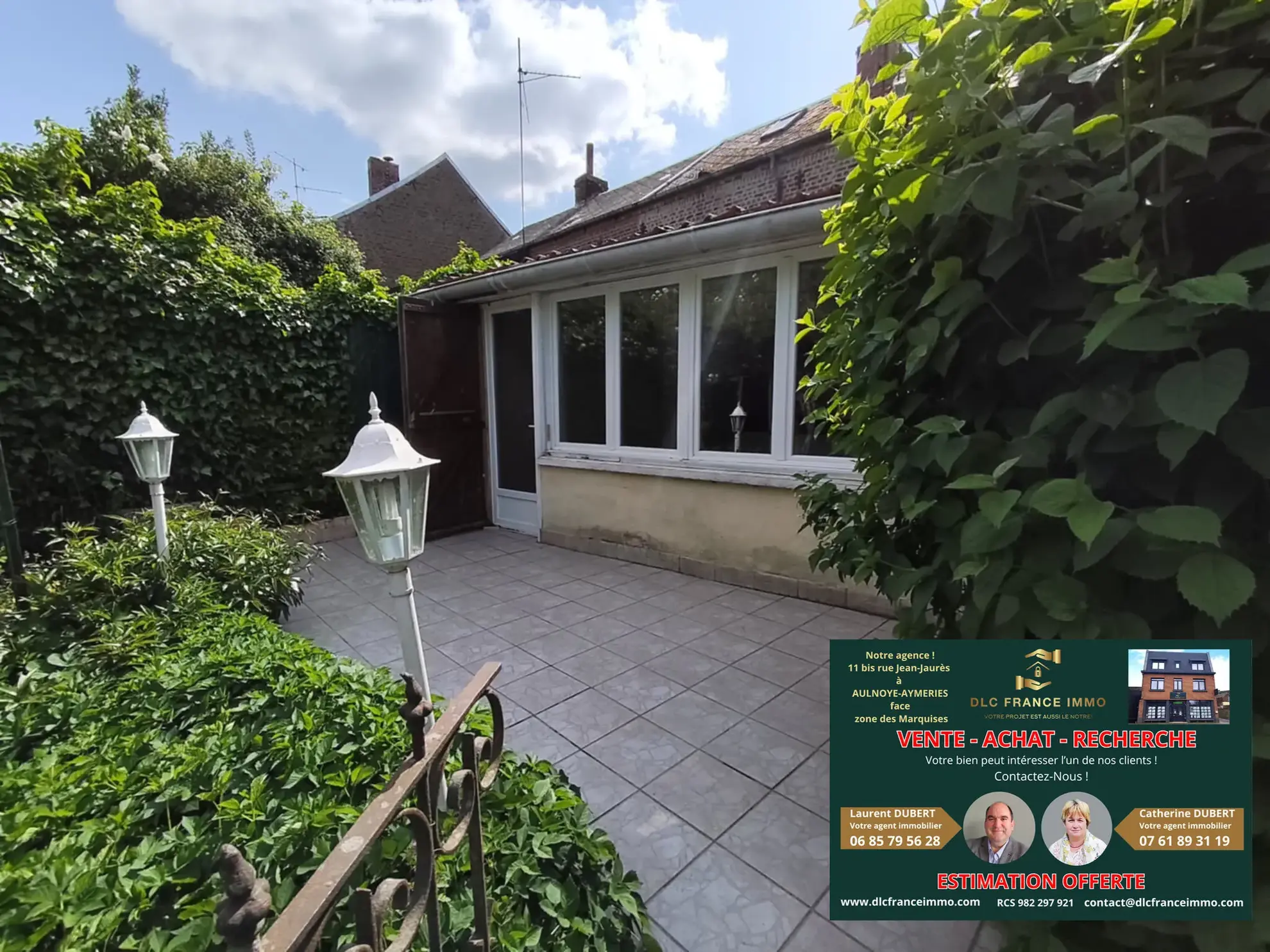 Charmante maison semi-individuelle à Rousies avec jardin et garage 