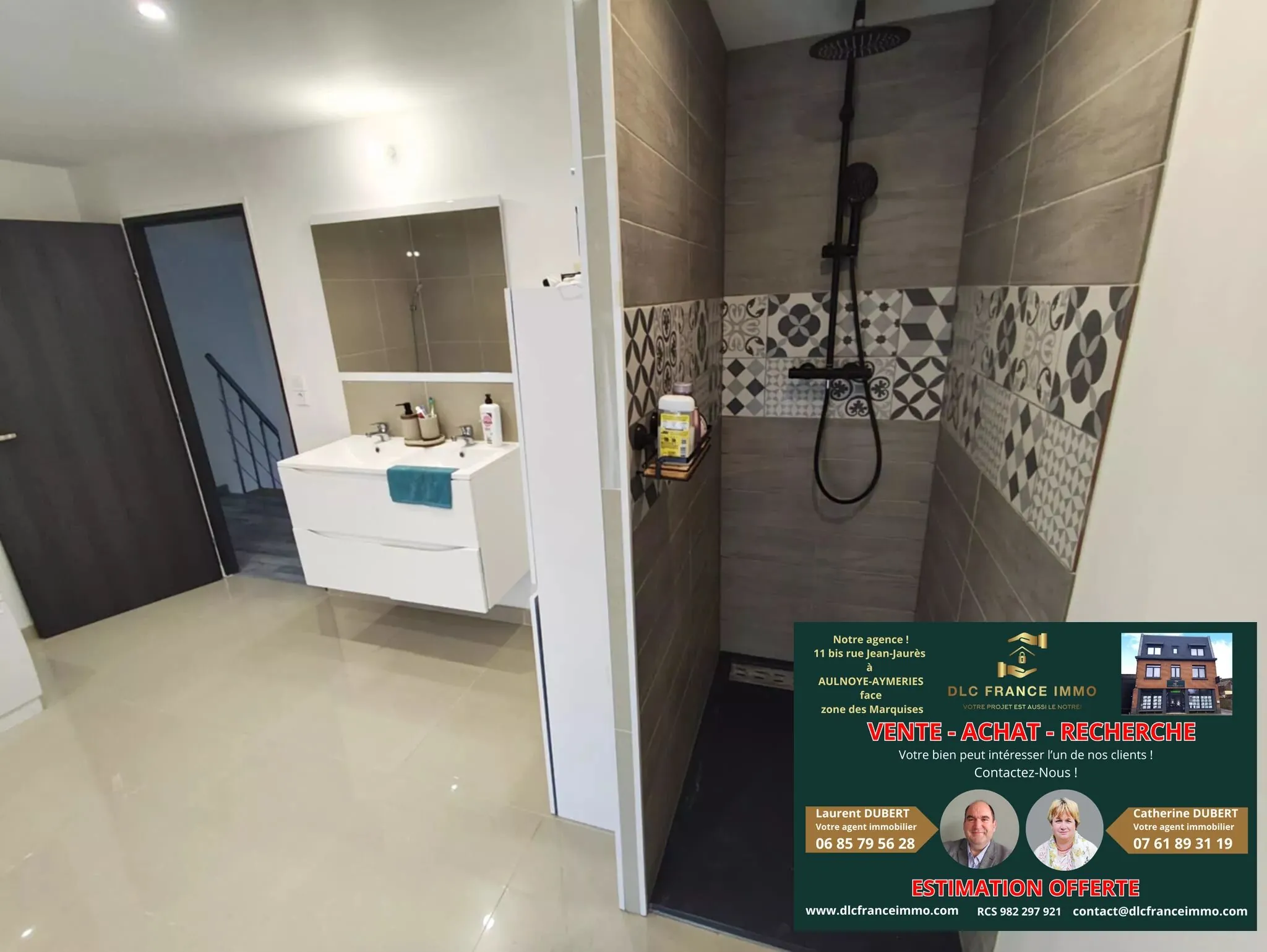 Belle maison rénovée de 137 m² à Berlaimont avec jardin et emplacement parking 