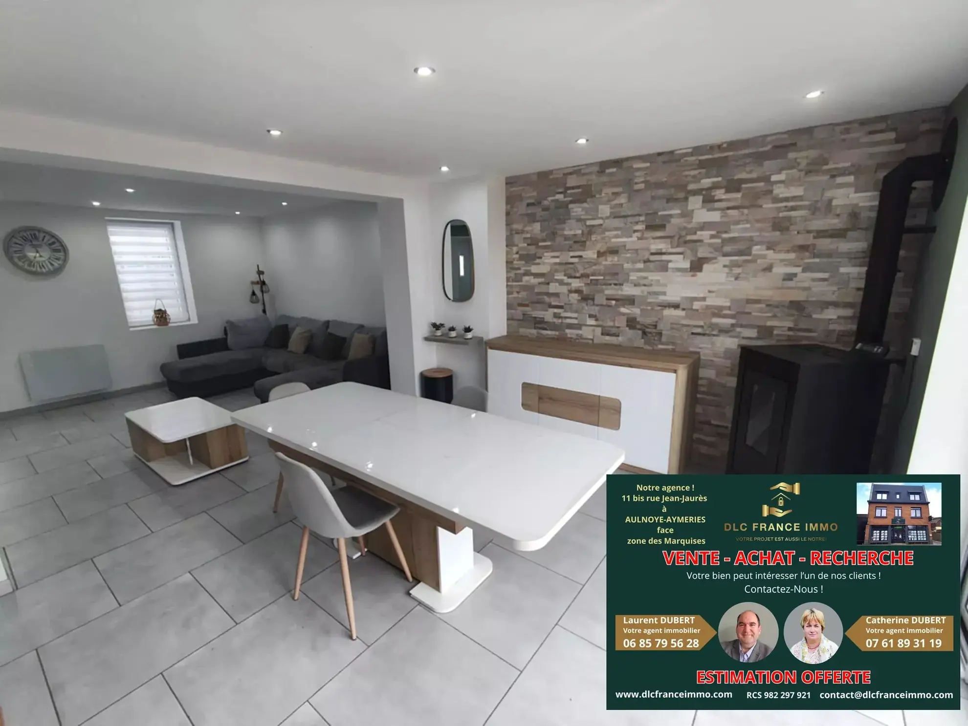 Maison rénovée de 137 m² avec jardin à Berlaimont 