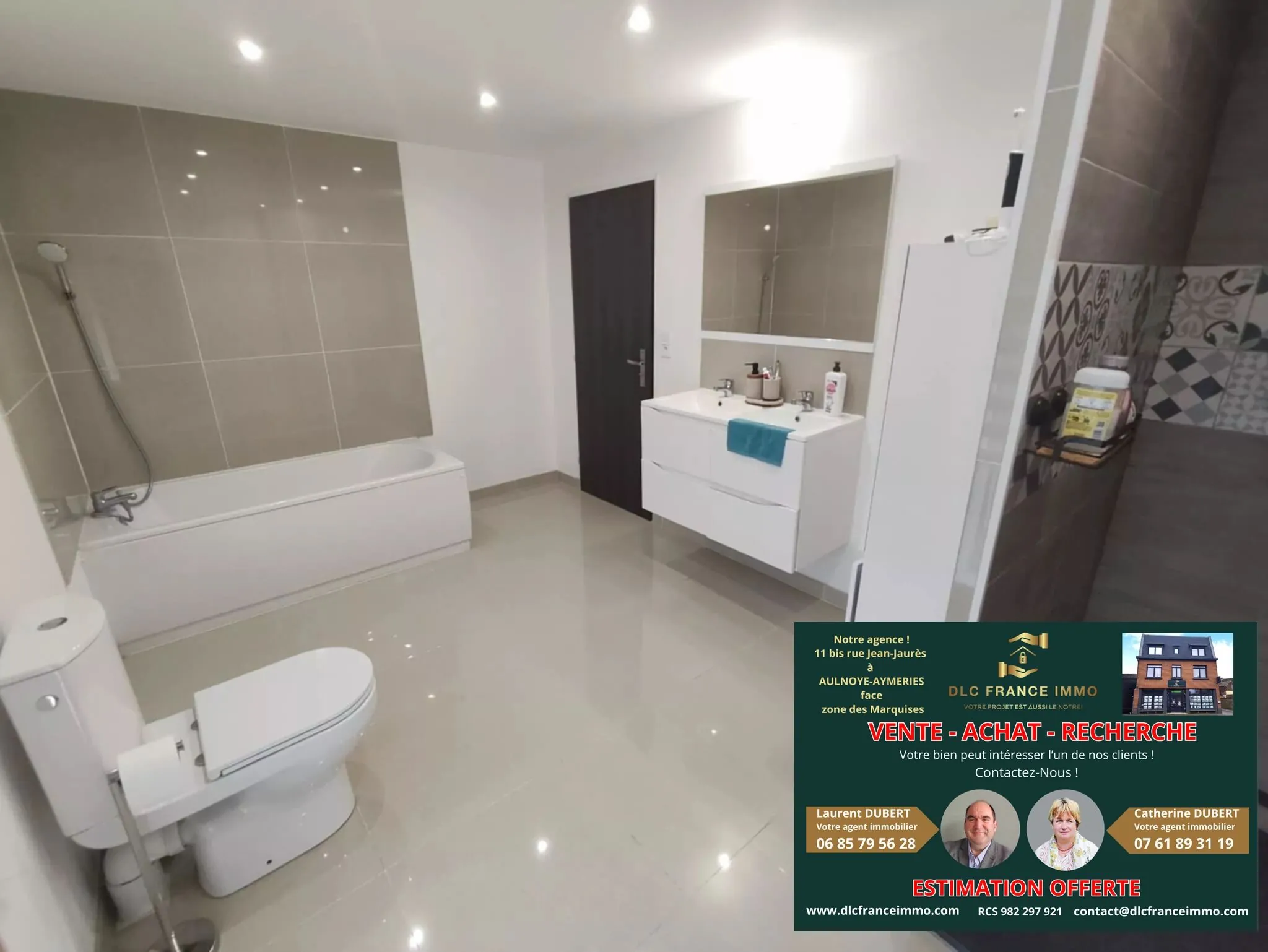 Maison typique rénovée de 137 m² à Berlaimont, Avesnois avec jardin et terrasse 