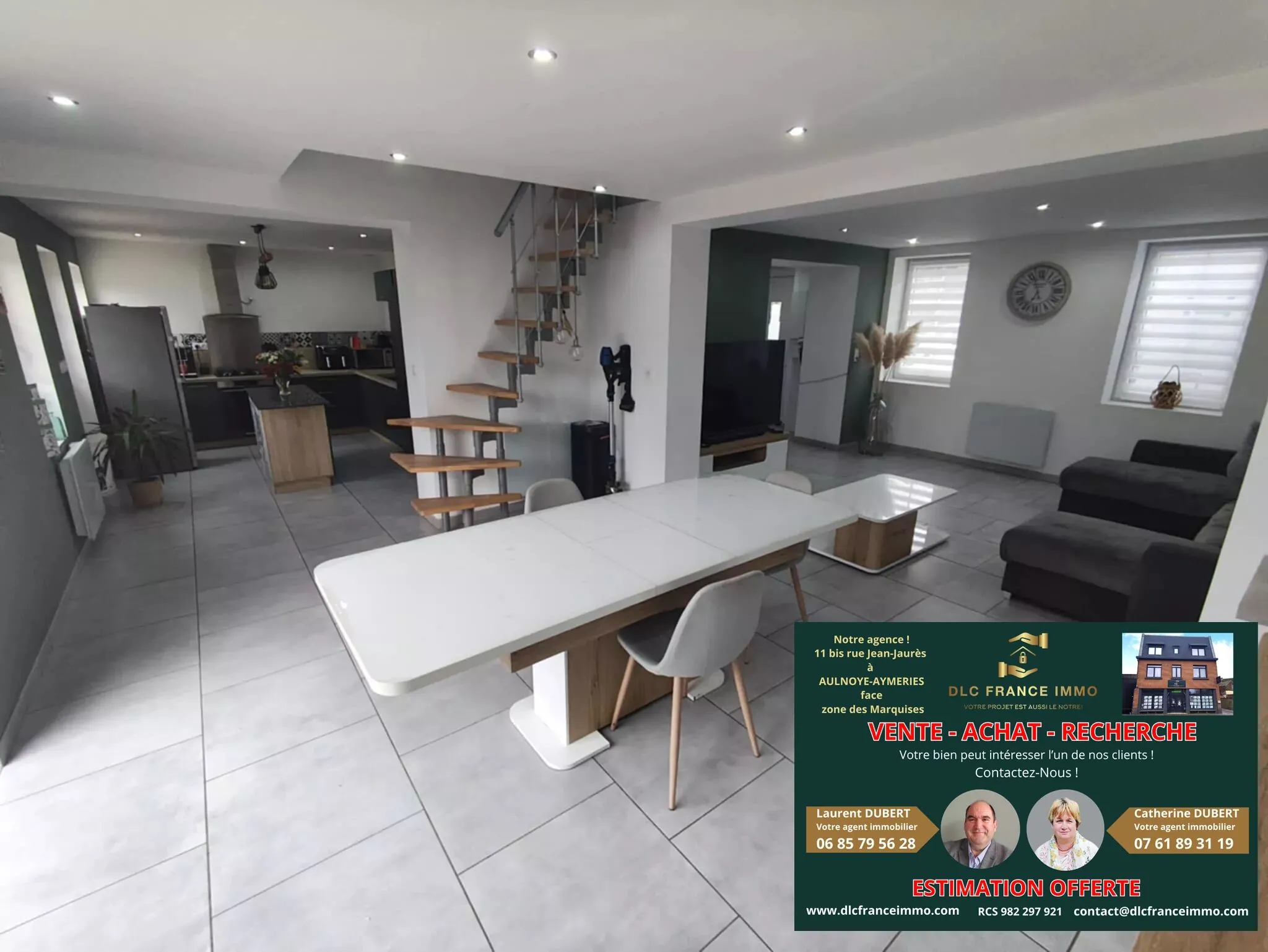 Magnifique maison rénovée de 137 m² en Avesnois avec terrasse à vendre 