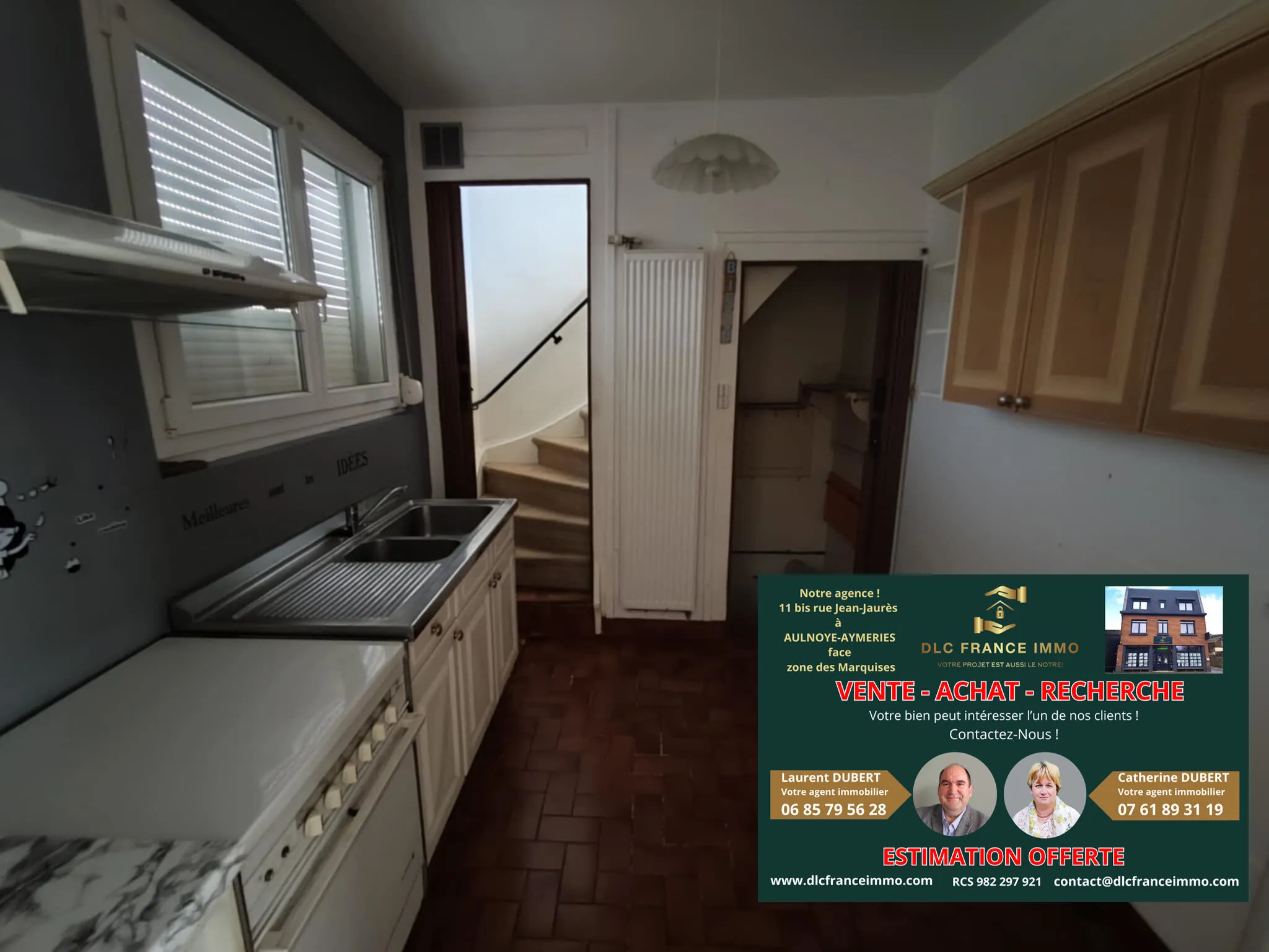 Ensemble immobilier à vendre à Leval avec terrain et dépendances 