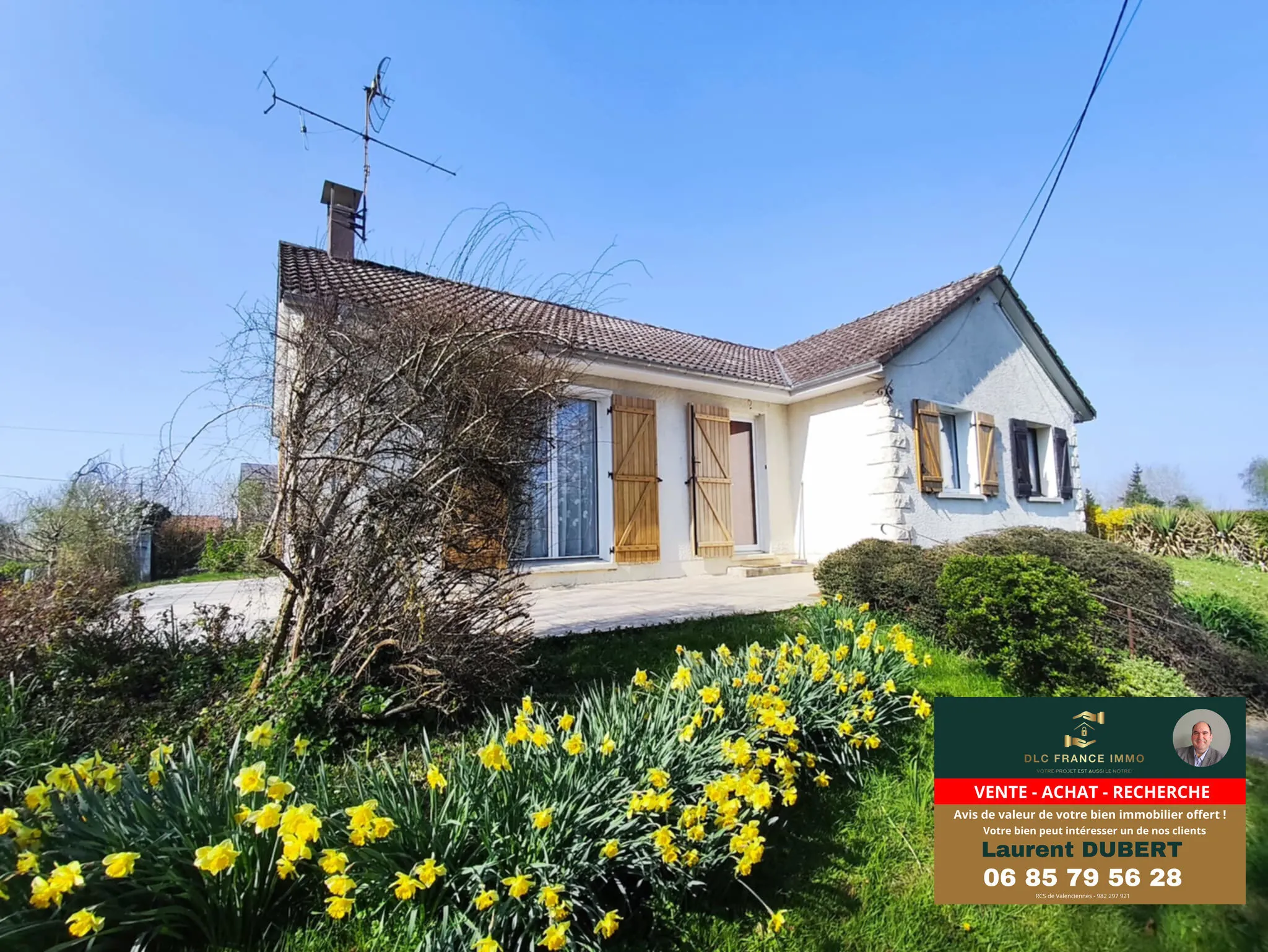 Belle maison semi-plain-pied avec grand terrain à Berlaimont 