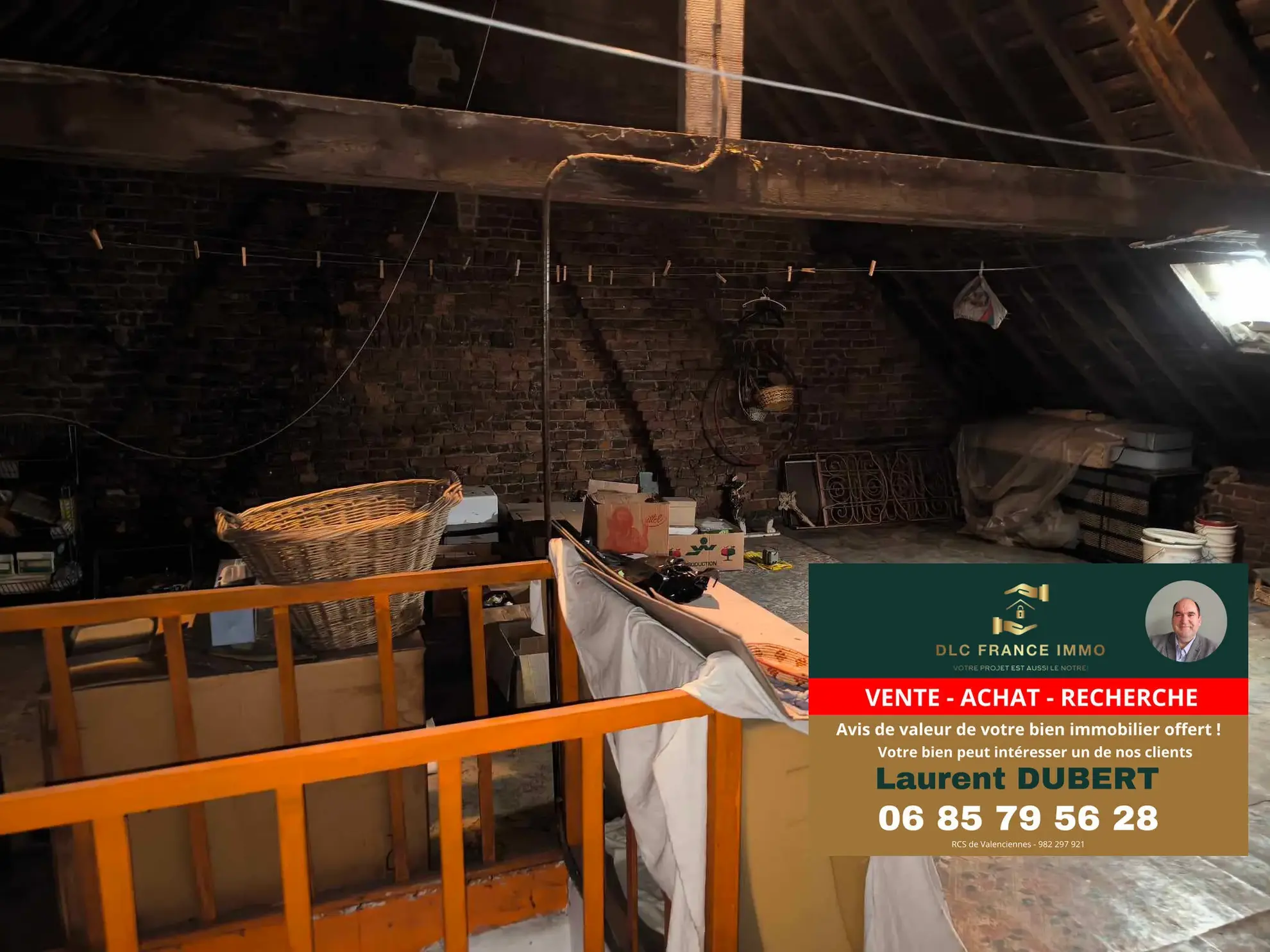 Maison à rénover proche d'Aulnoye-Aymeries avec grand terrain et garage 