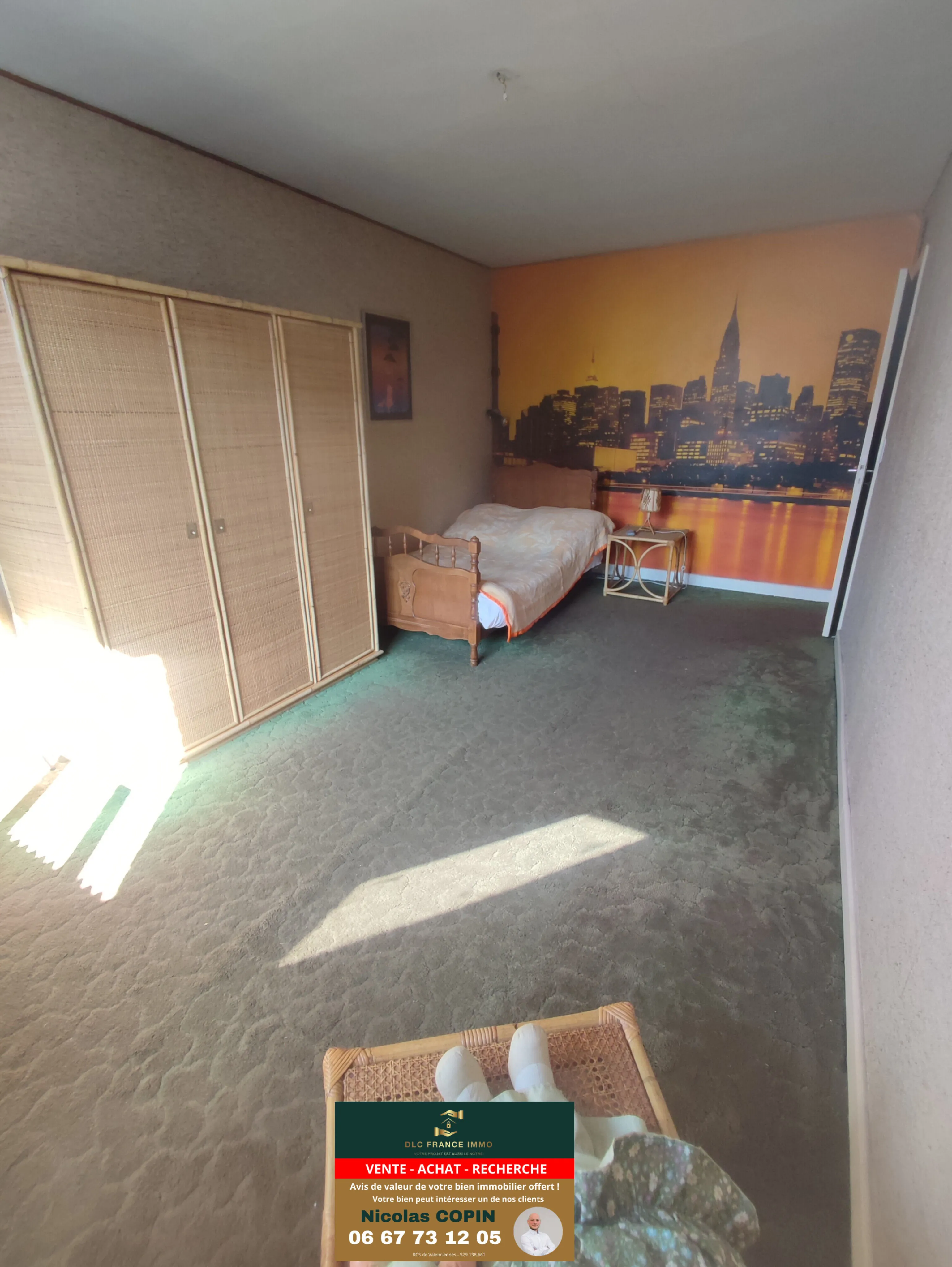 Maison à vendre proche frontière belge à Vieux-Condé, 143 m² avec local commercial et garages 