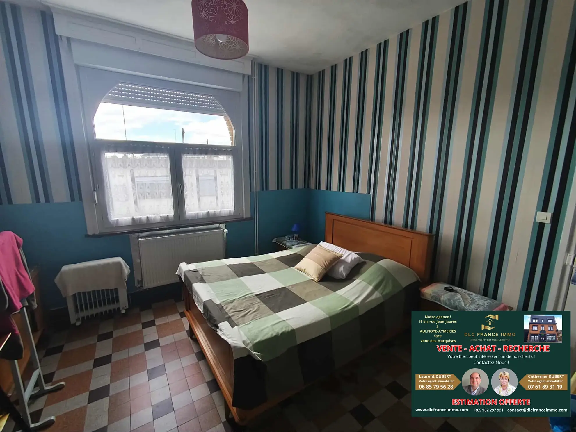 Maison à vendre à Aulnoye avec 2 chambres, garage et terrain de 200 m² 