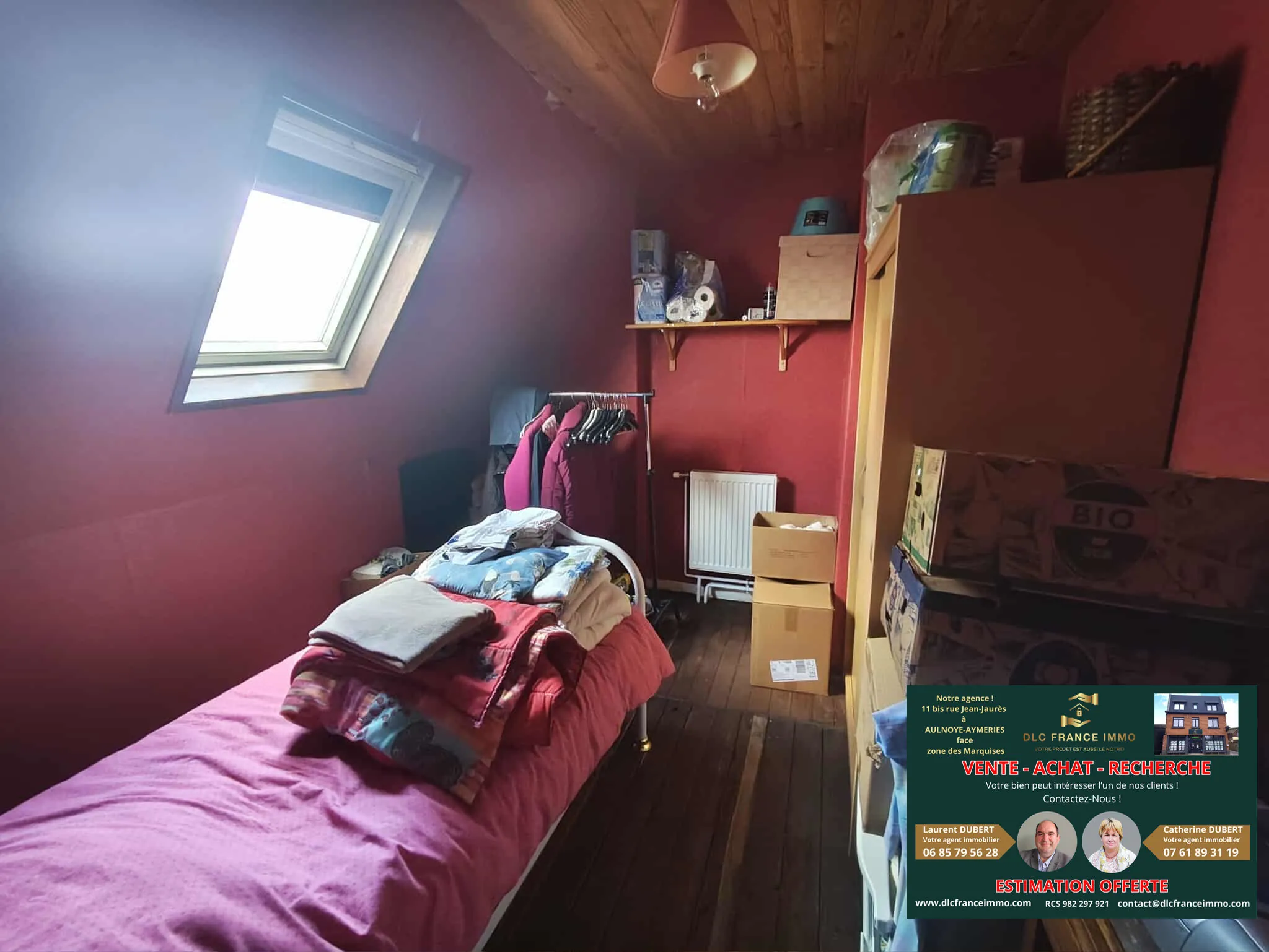 Maison à vendre à Aulnoye avec 2 chambres, garage et terrain de 200 m² 