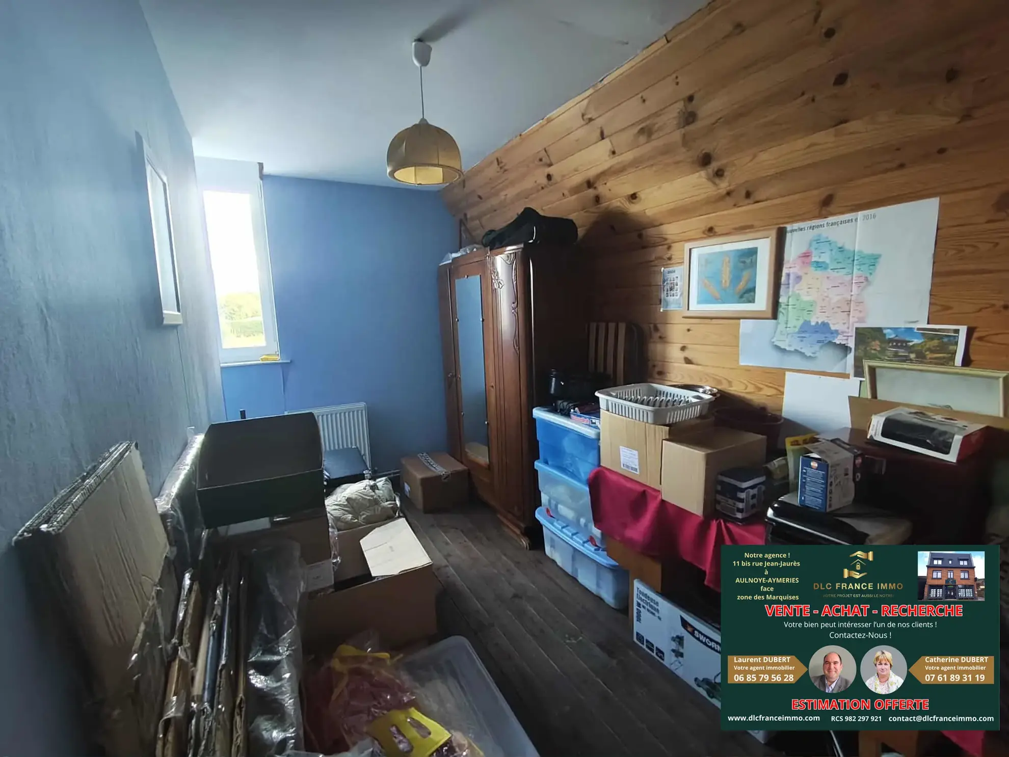 Maison à vendre à Aulnoye avec 2 chambres, garage et terrain de 200 m² 