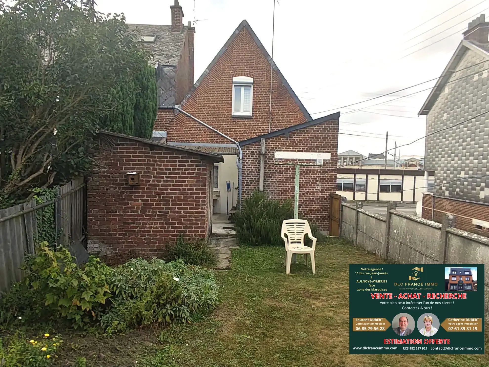 Maison à vendre à Aulnoye avec 2 chambres, garage et terrain de 200 m² 