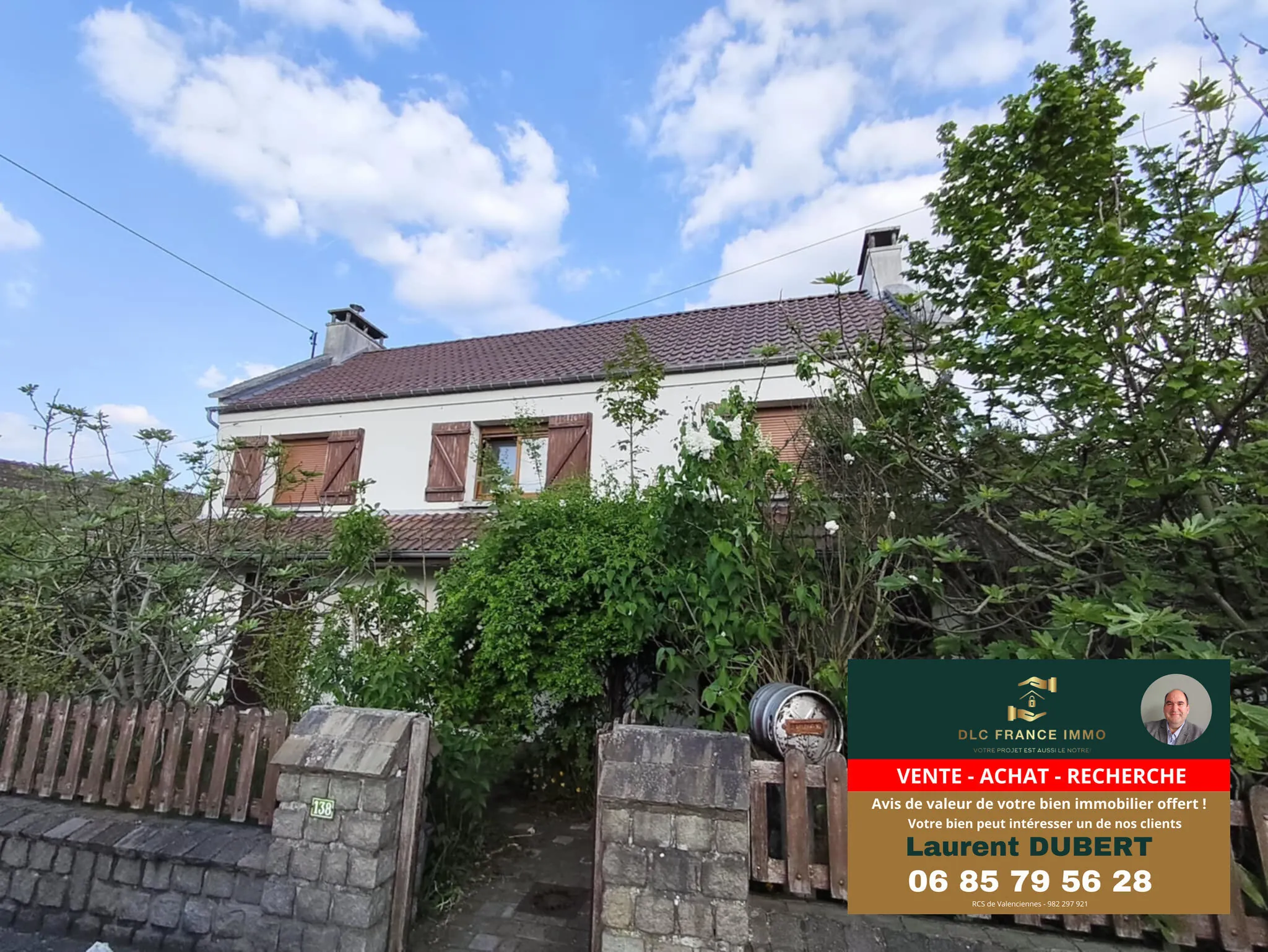 Maison individuelle à vendre à Wallers avec potentiel de rénovation 