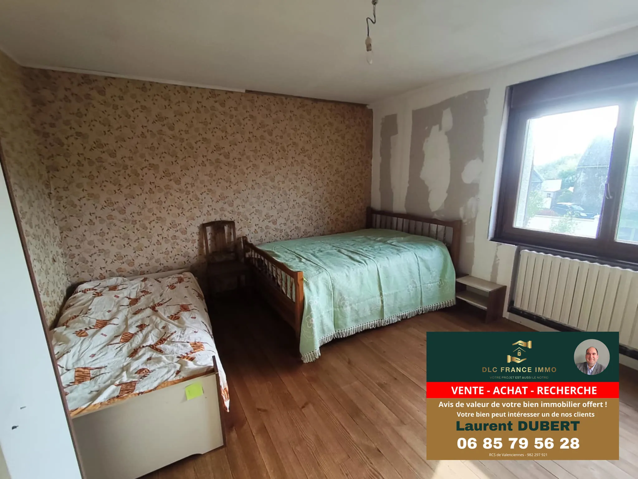 Maison individuelle à vendre à Wallers avec 3 chambres et grand potentiel 