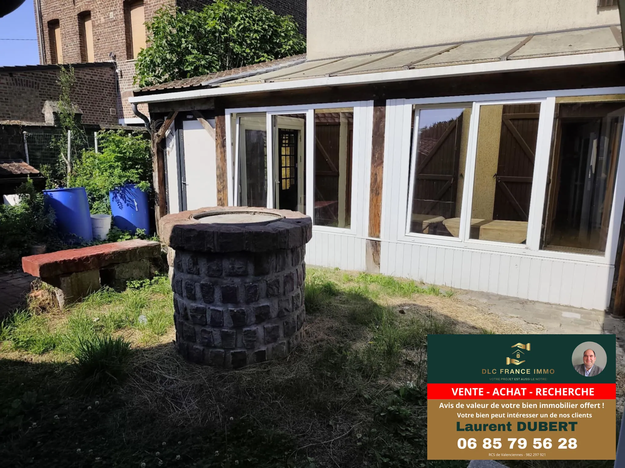 Maison individuelle à vendre à Wallers avec 3 chambres et grand potentiel 