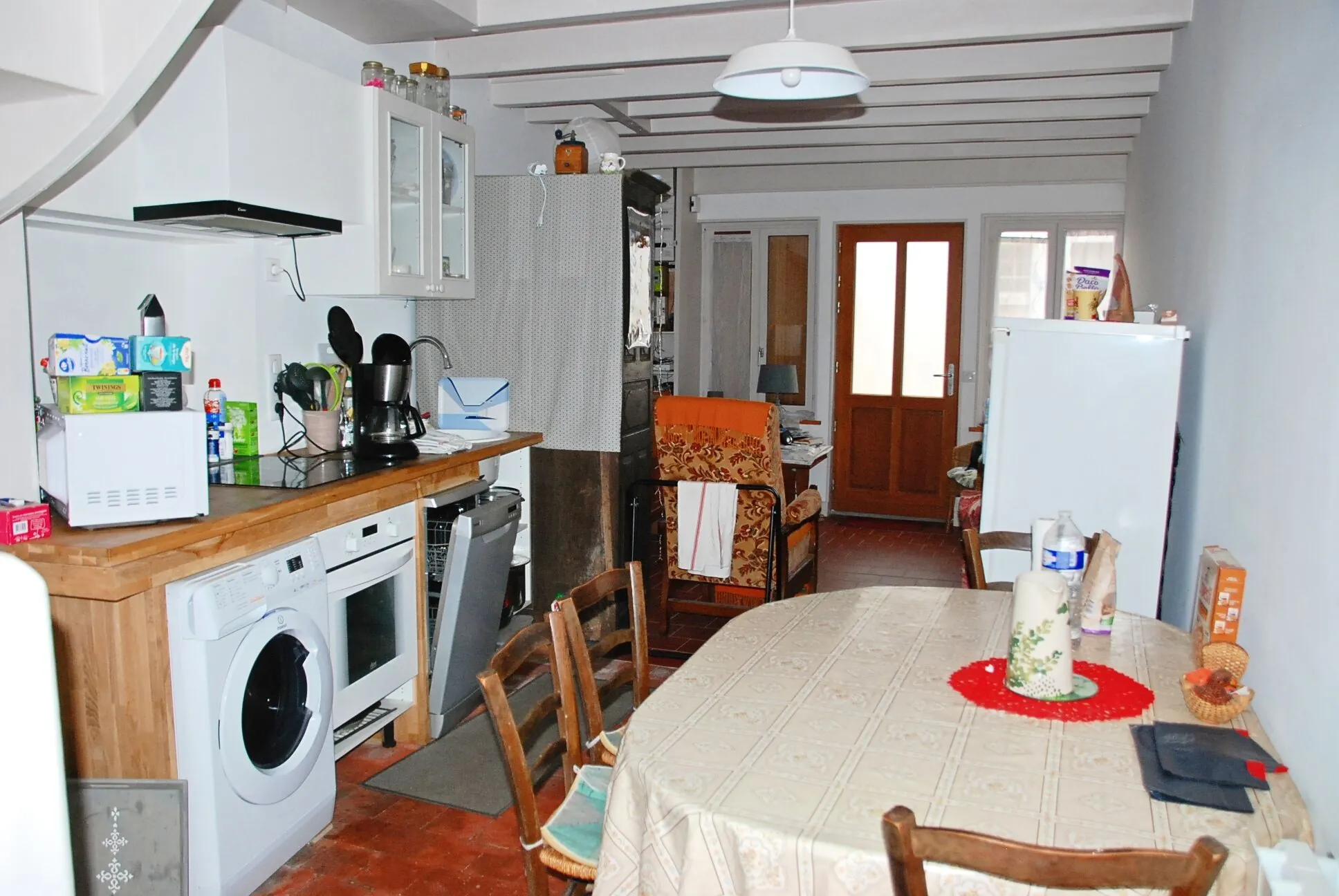 Charmante maison à Fécamp proche plage et port avec cour intérieure 