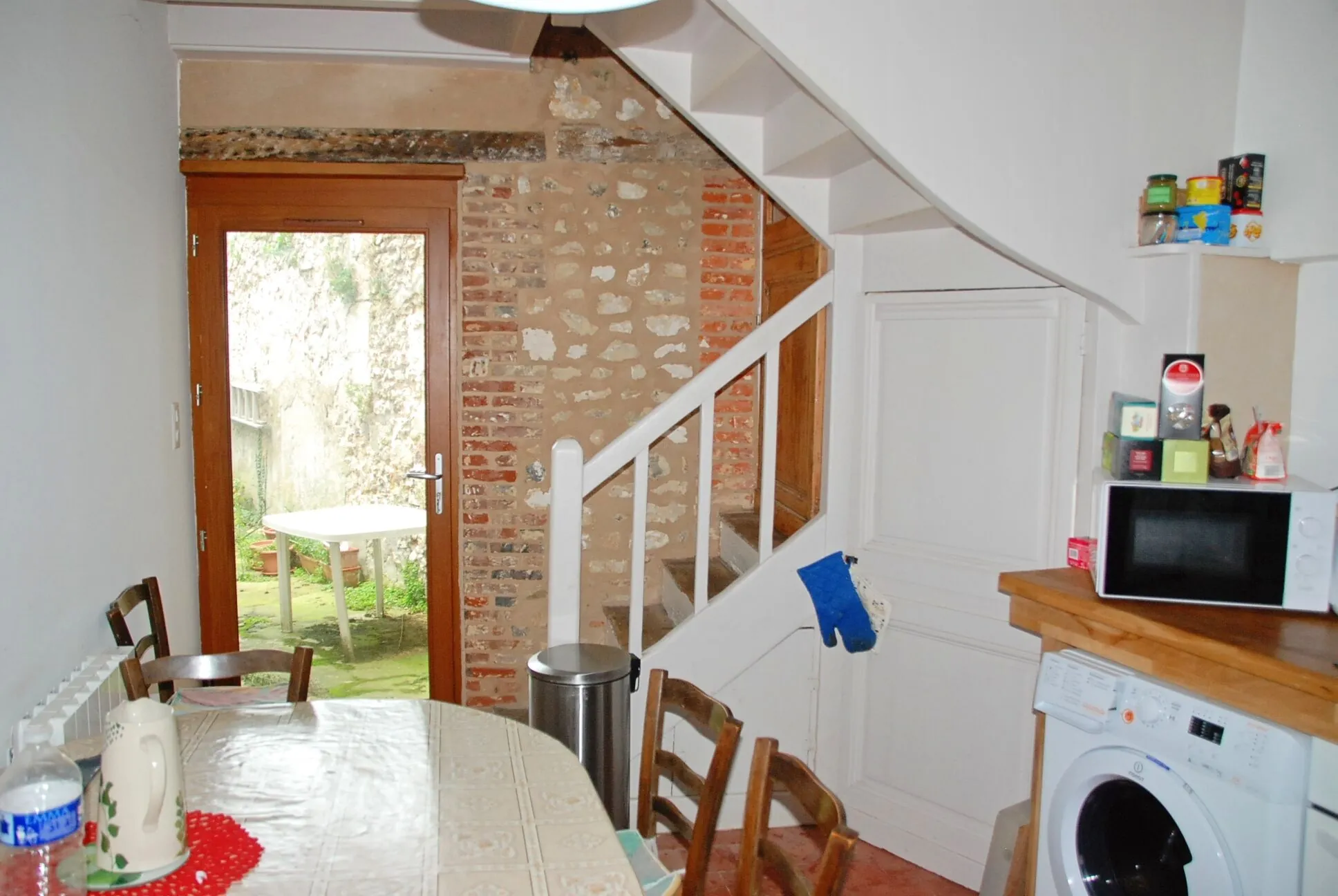 Charmante maison à Fécamp proche plage et port avec cour intérieure 