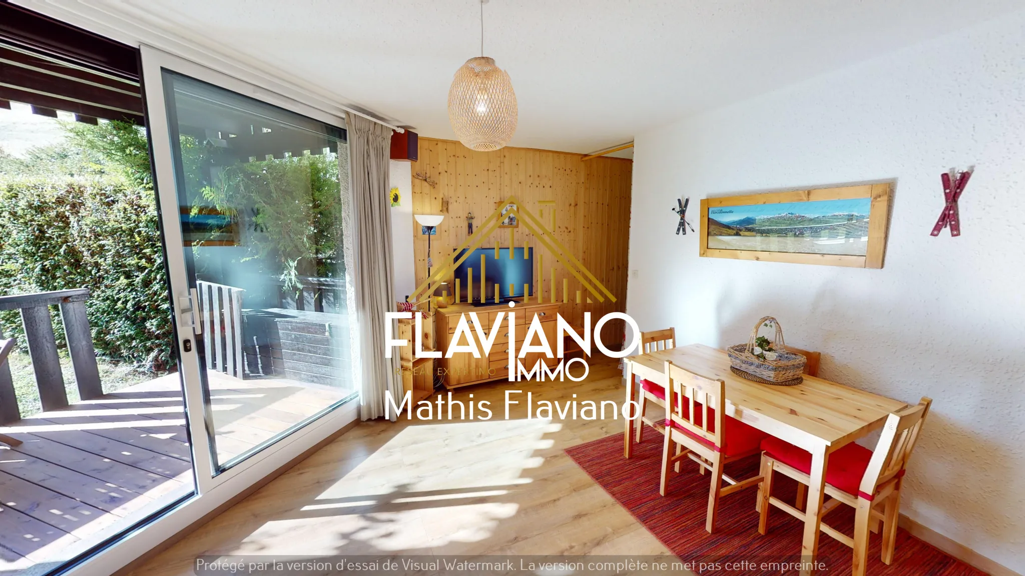 Studio à Molanès près de Pra Loup avec jardin et vue Montagnes 