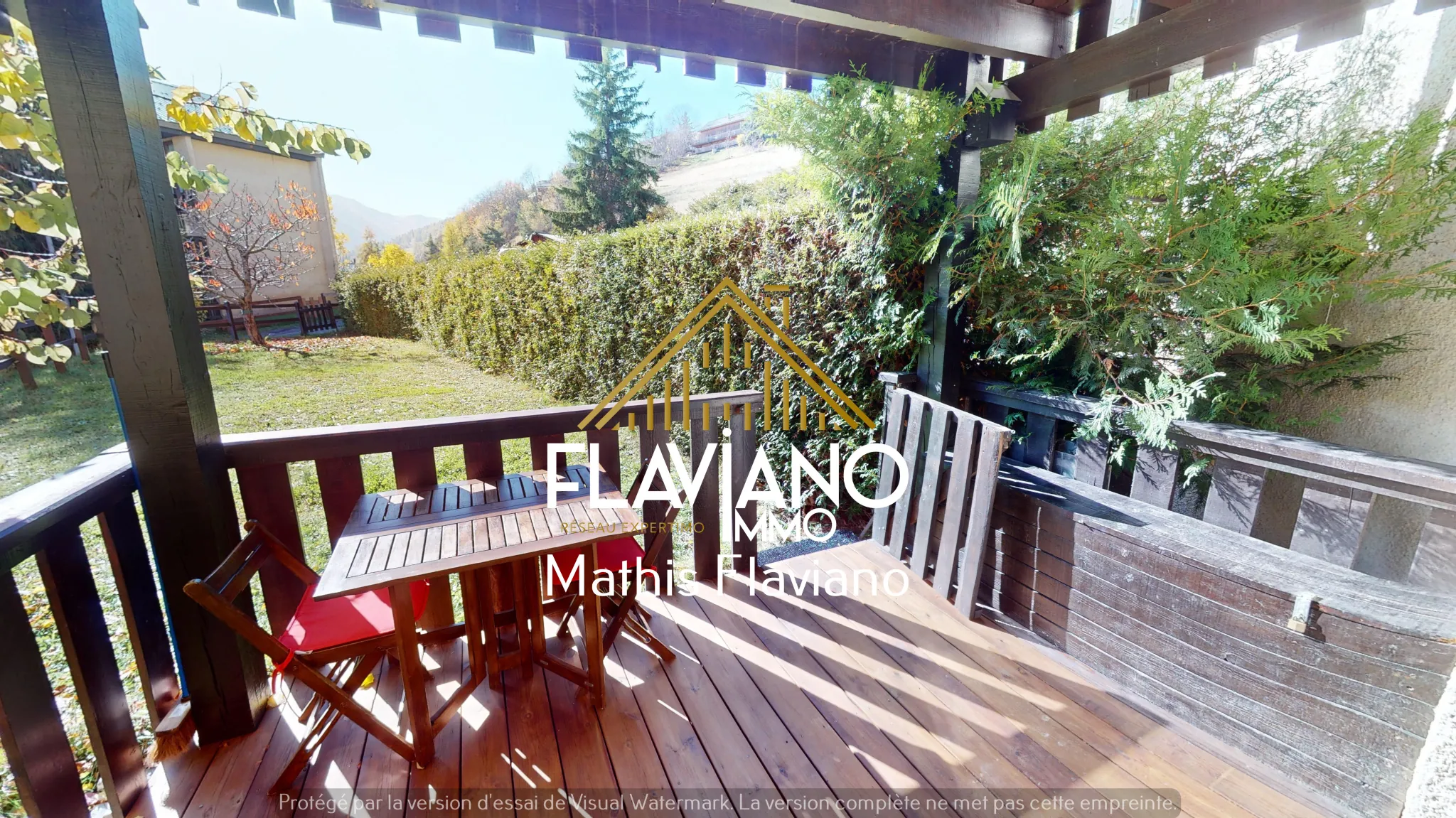 Studio à Molanès près de Pra Loup avec jardin et vue Montagnes 