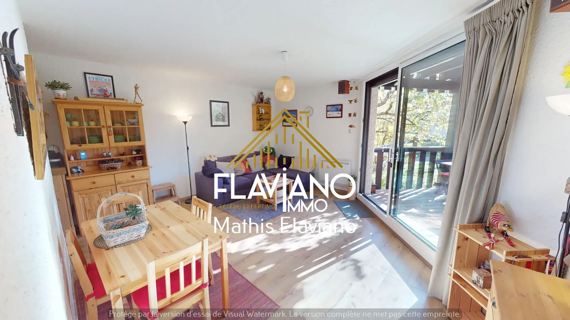 Studio à Molanès près de Pra Loup avec jardin et vue Montagnes 