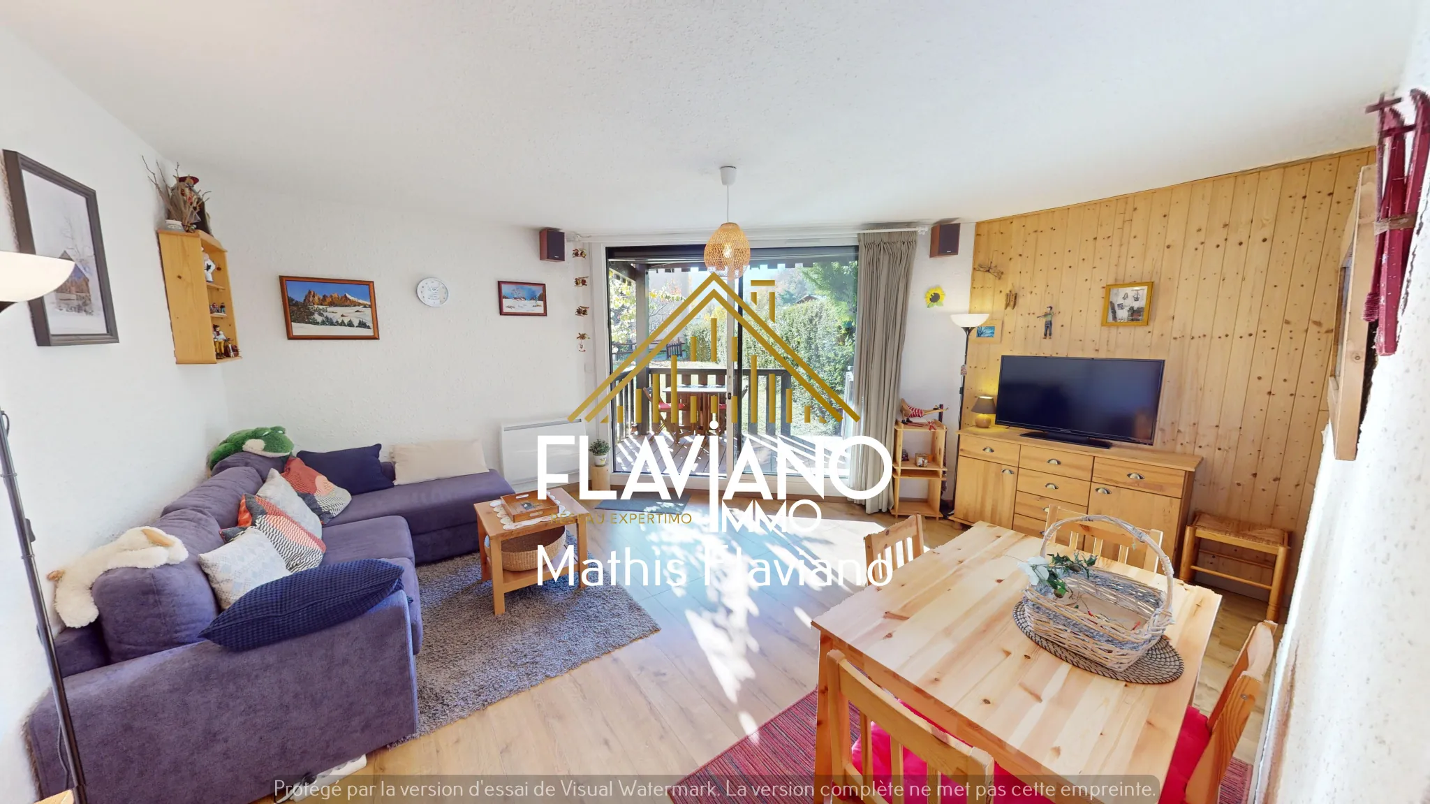 Studio à Molanès près de Pra Loup avec jardin et vue Montagnes