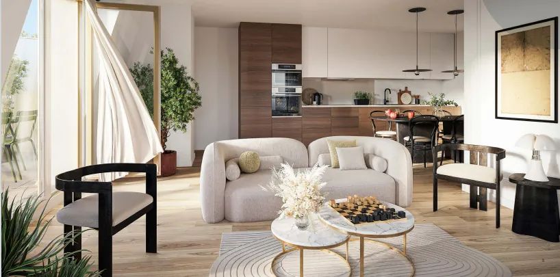 Appartement T3 neuf à Reims - Livraison 2026, 67,5 m², balcon, parking à prix avantageux 