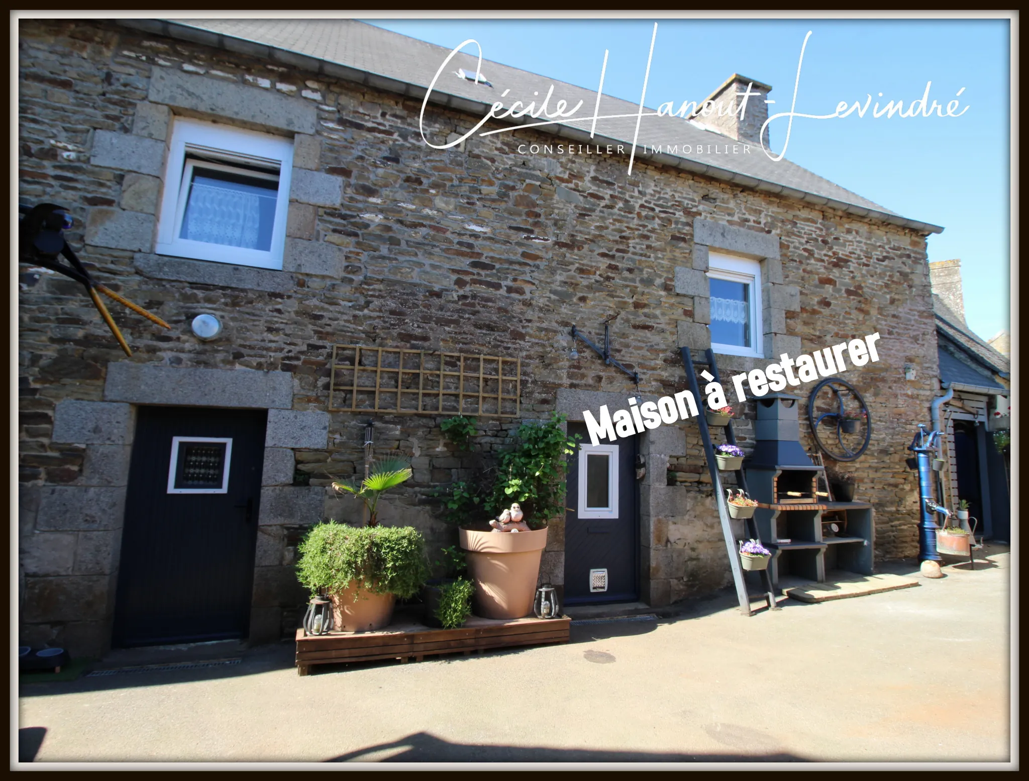Maison en pierre de 100 m² avec dépendance à Pleine-Fougères proche Mont-Saint-Michel 