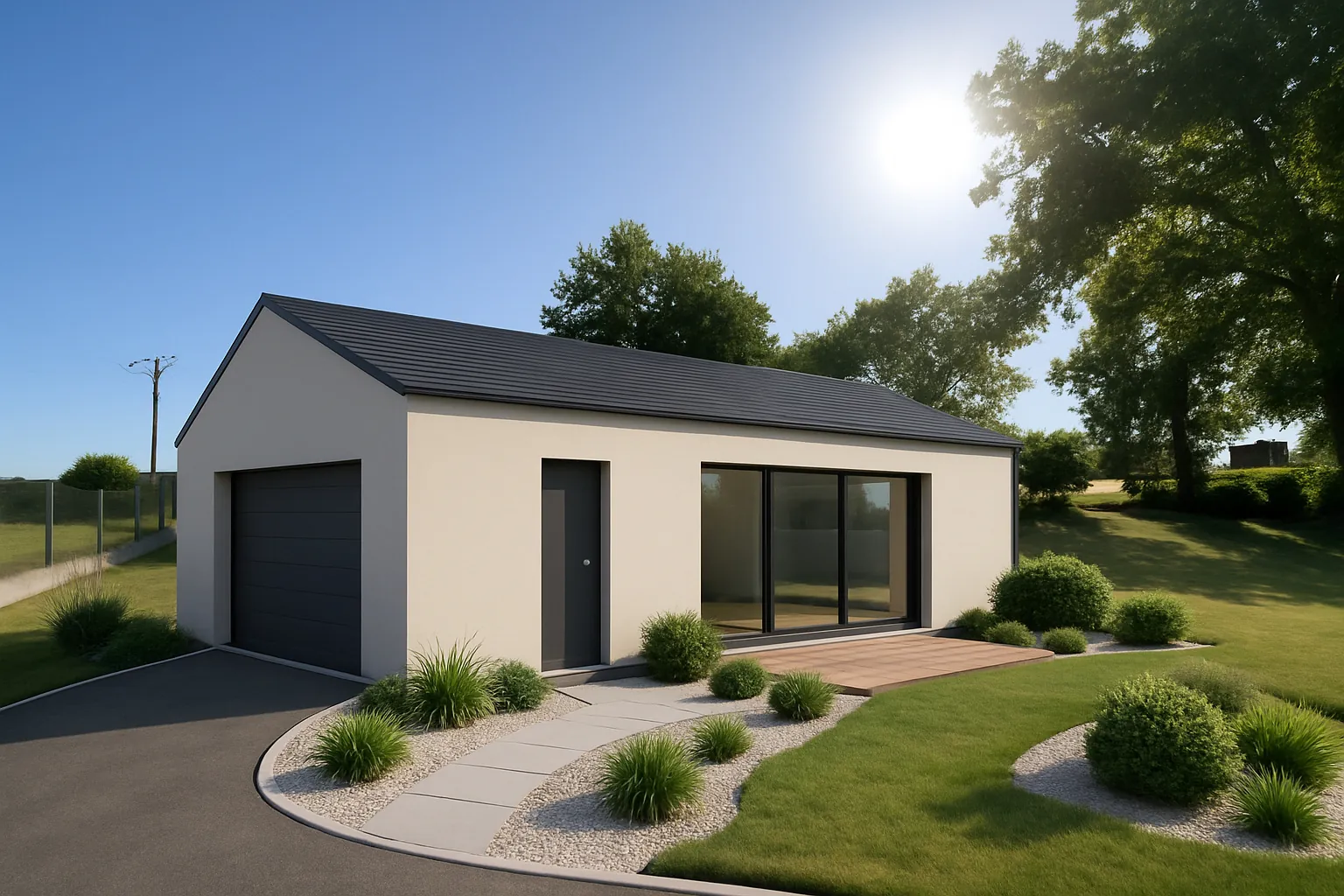 Terrain constructible de 1583 m² à Terrasson Lavilledieu, vue campagne