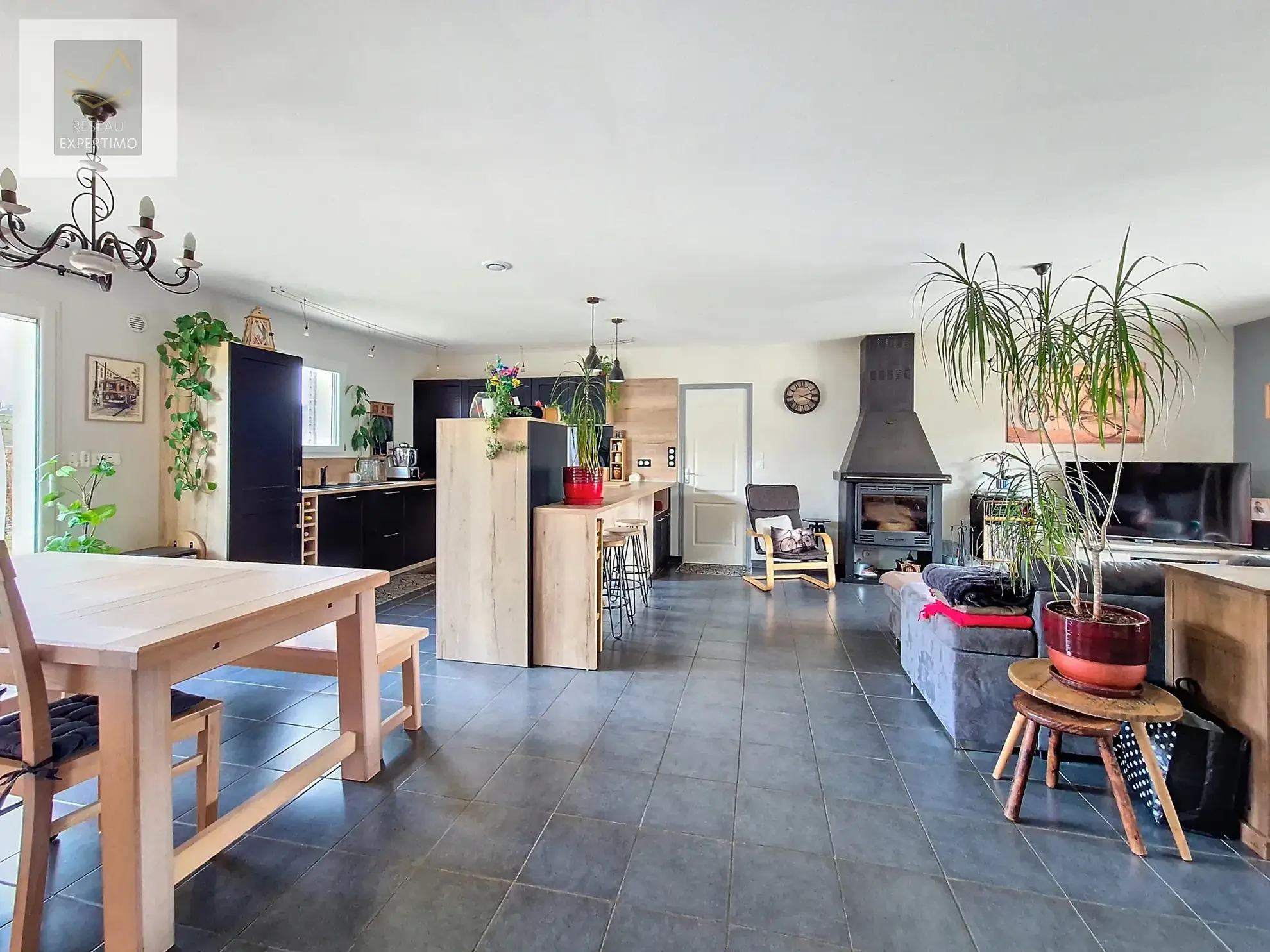 Très belle maison de plain-pied avec grand terrain près de Blagnac 