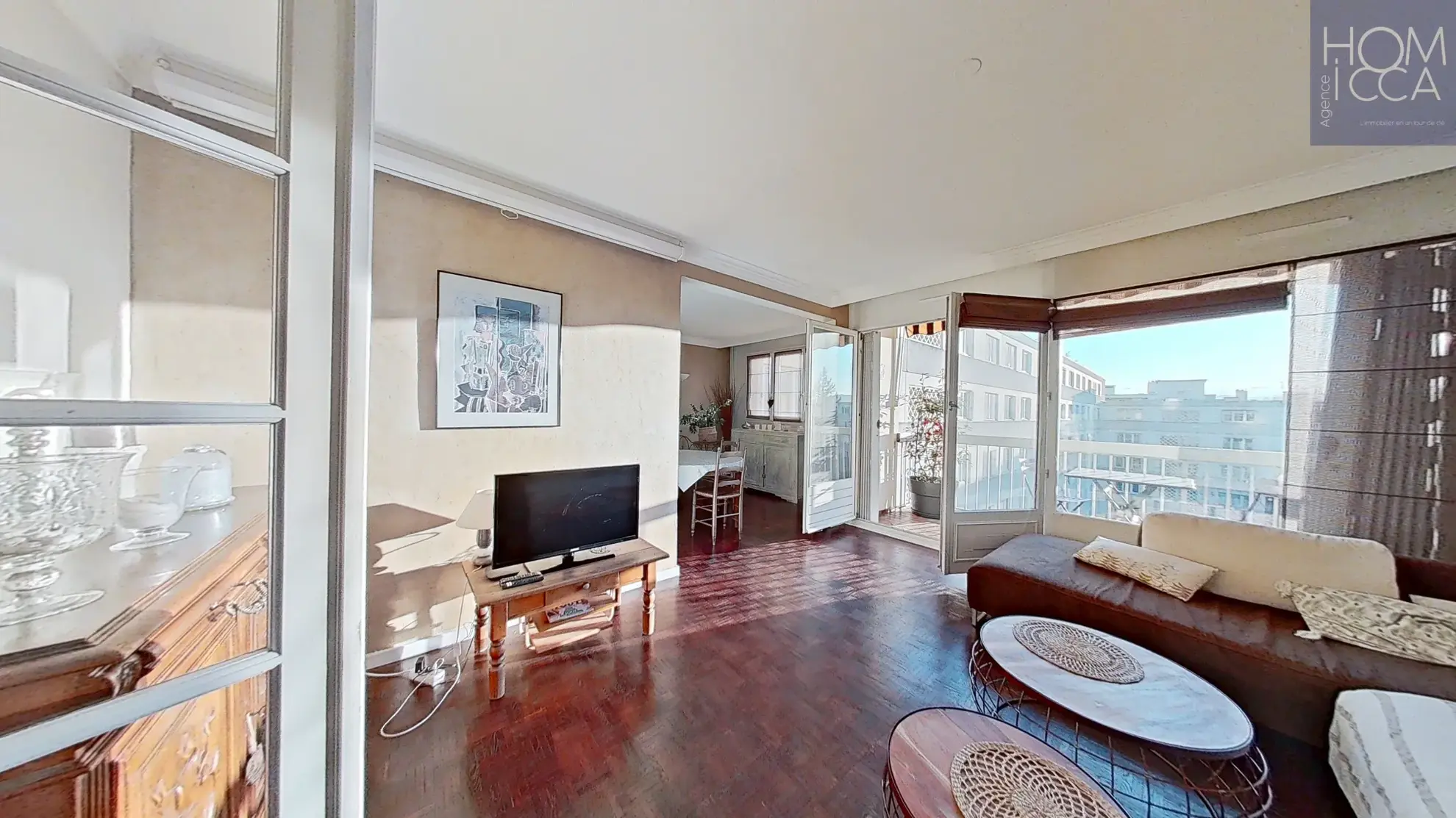 Appartement familial 3-4 chambres avec balcon et cave à Lyon 5ème 