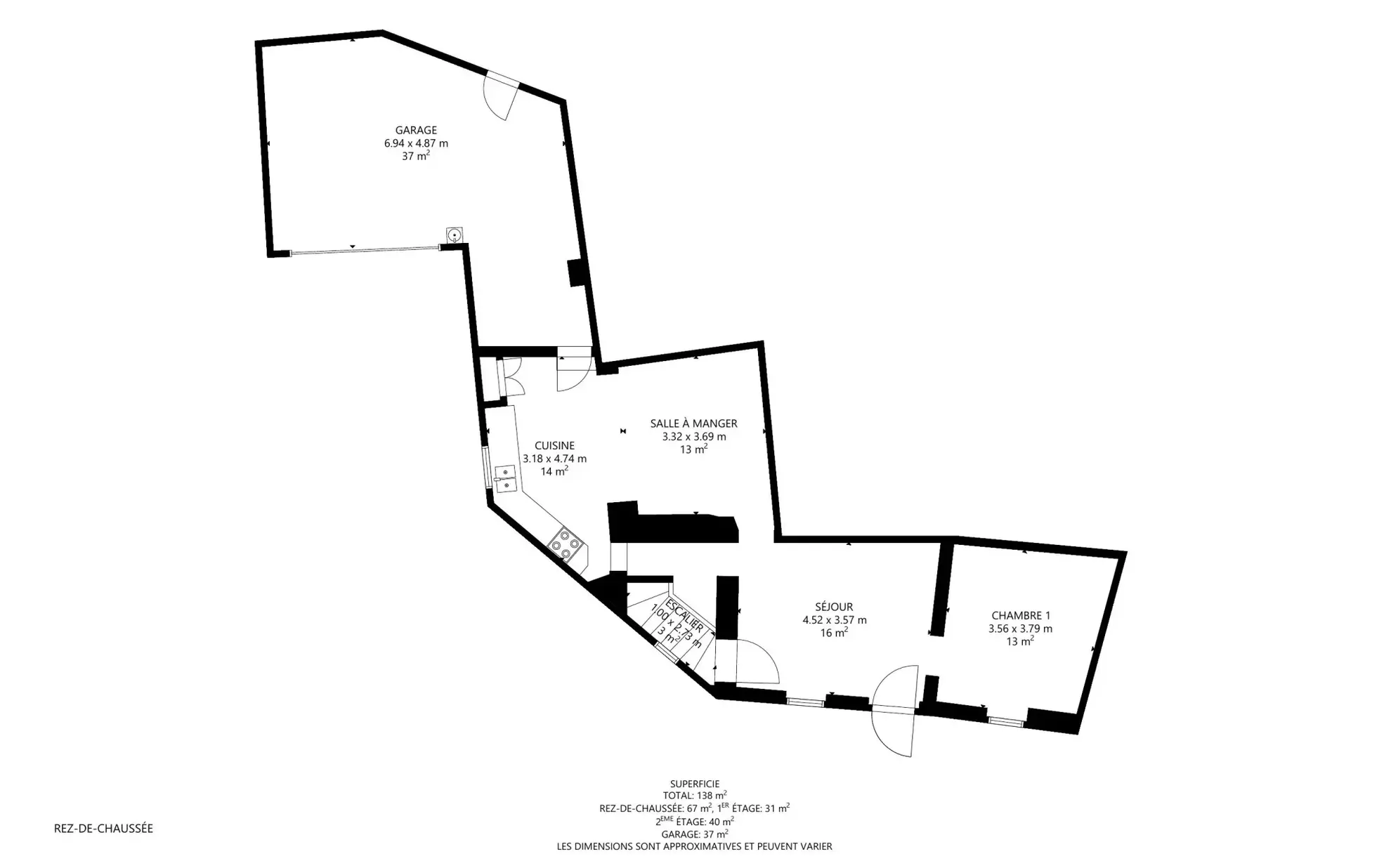 Maison de village avec remise et garage à Roussillon, Luberon 